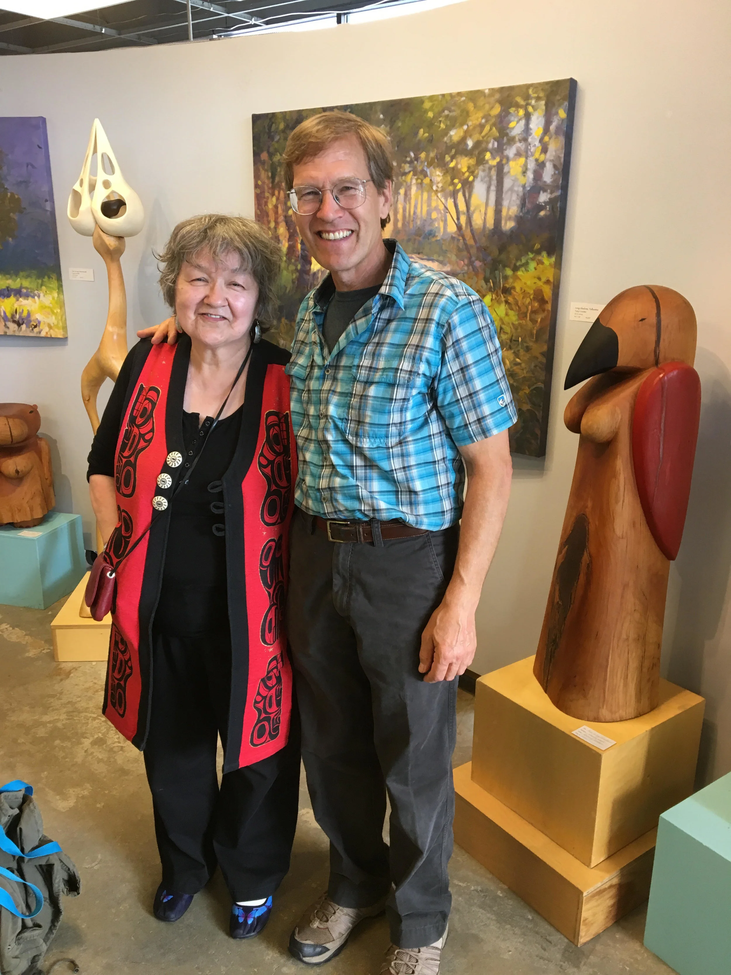 Alaska Writer Laureate Ernestine Hayes with Andy Moerlein