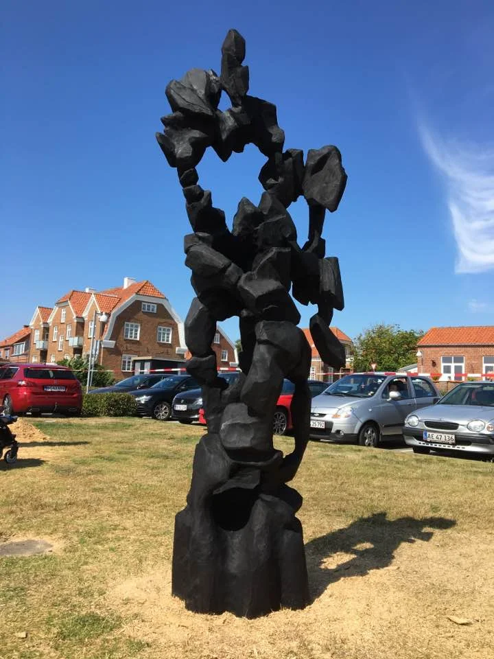 Work by Andy Moerlein at the International Woodcarving Symposium, Ringkobing Denamrk