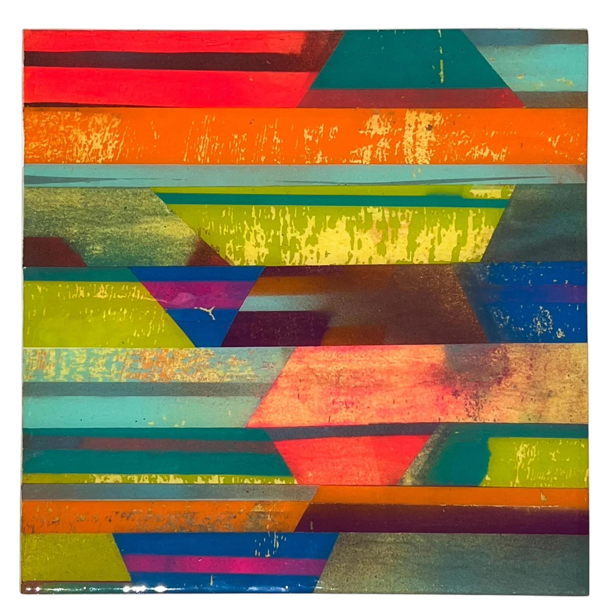 Color Stack No3  10"x10"  *SOLD*