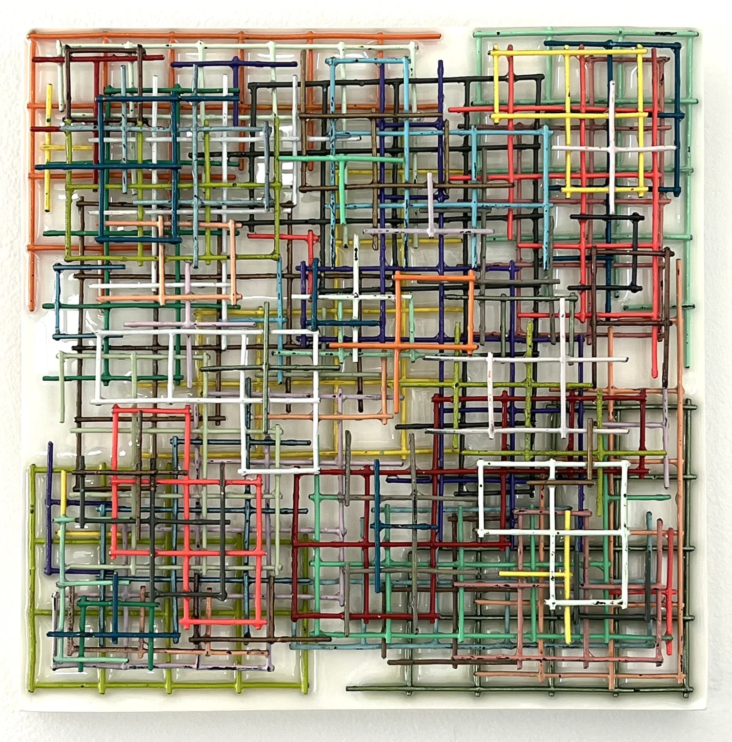 Layer Study No. 4 10" x 10" 2025 *SOLD*