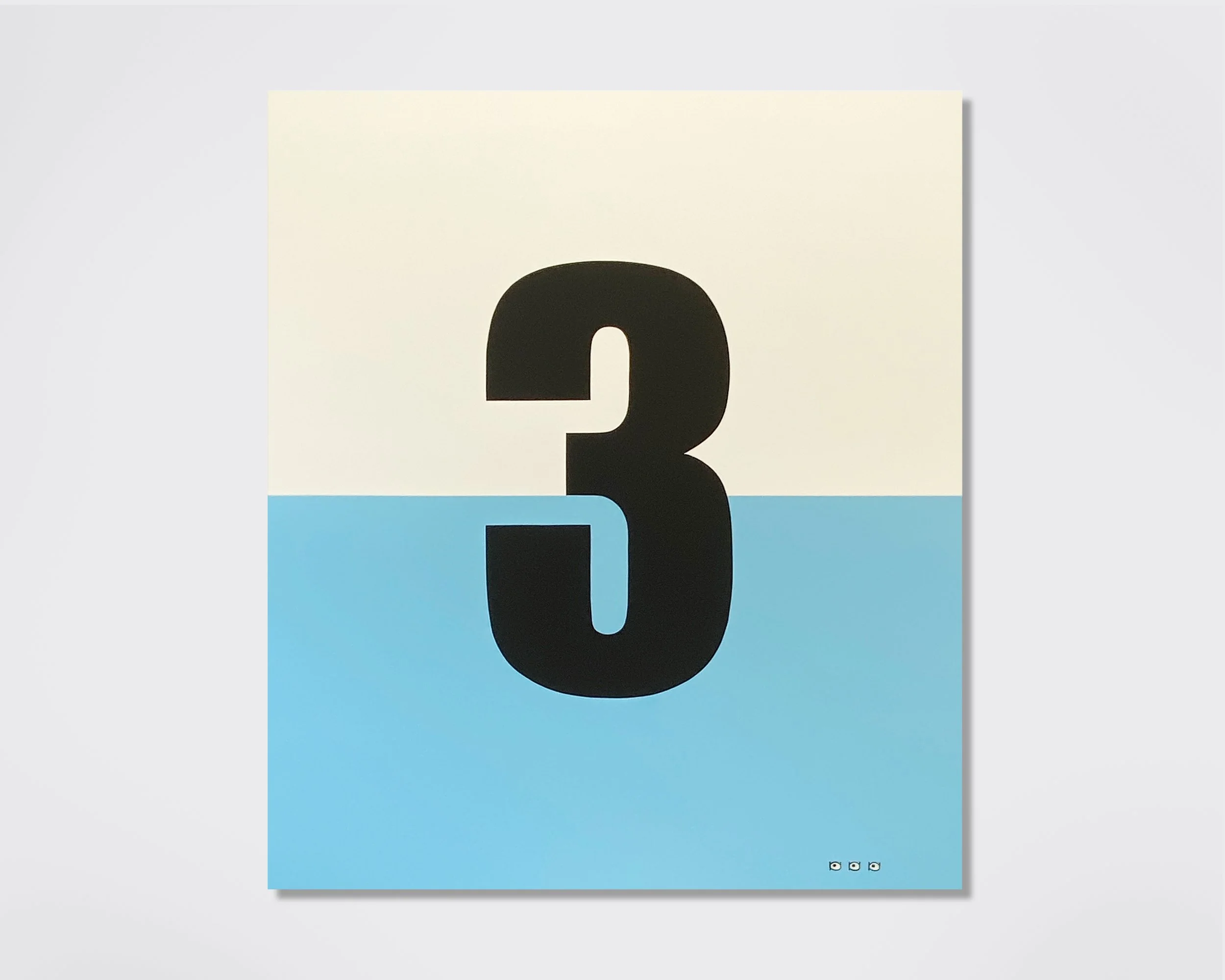    Three    2025  Acrylic on canvas  46×53 inches 