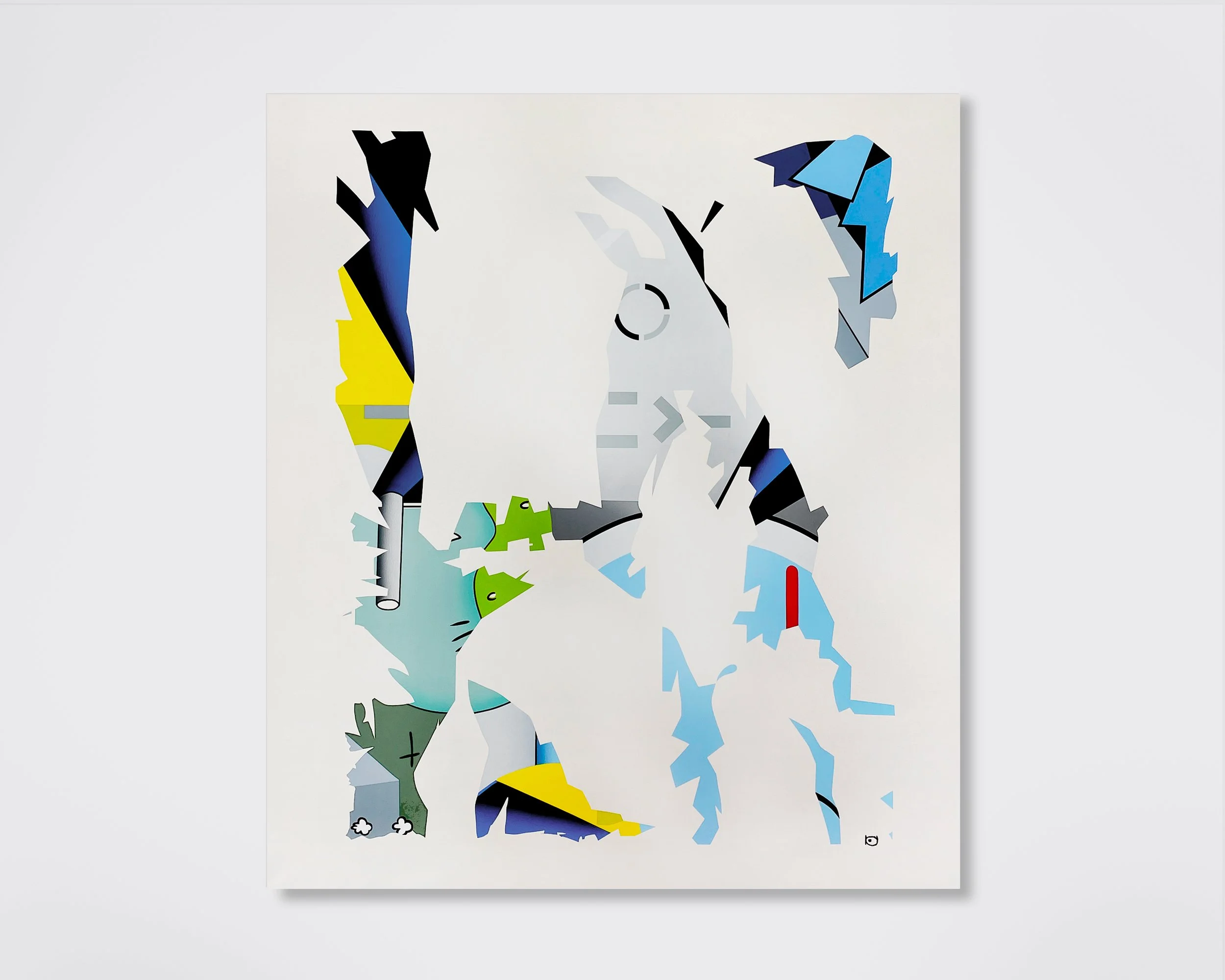    Torn ‍  ‍ 2026  Acrylic on canvas  59×68 inches 