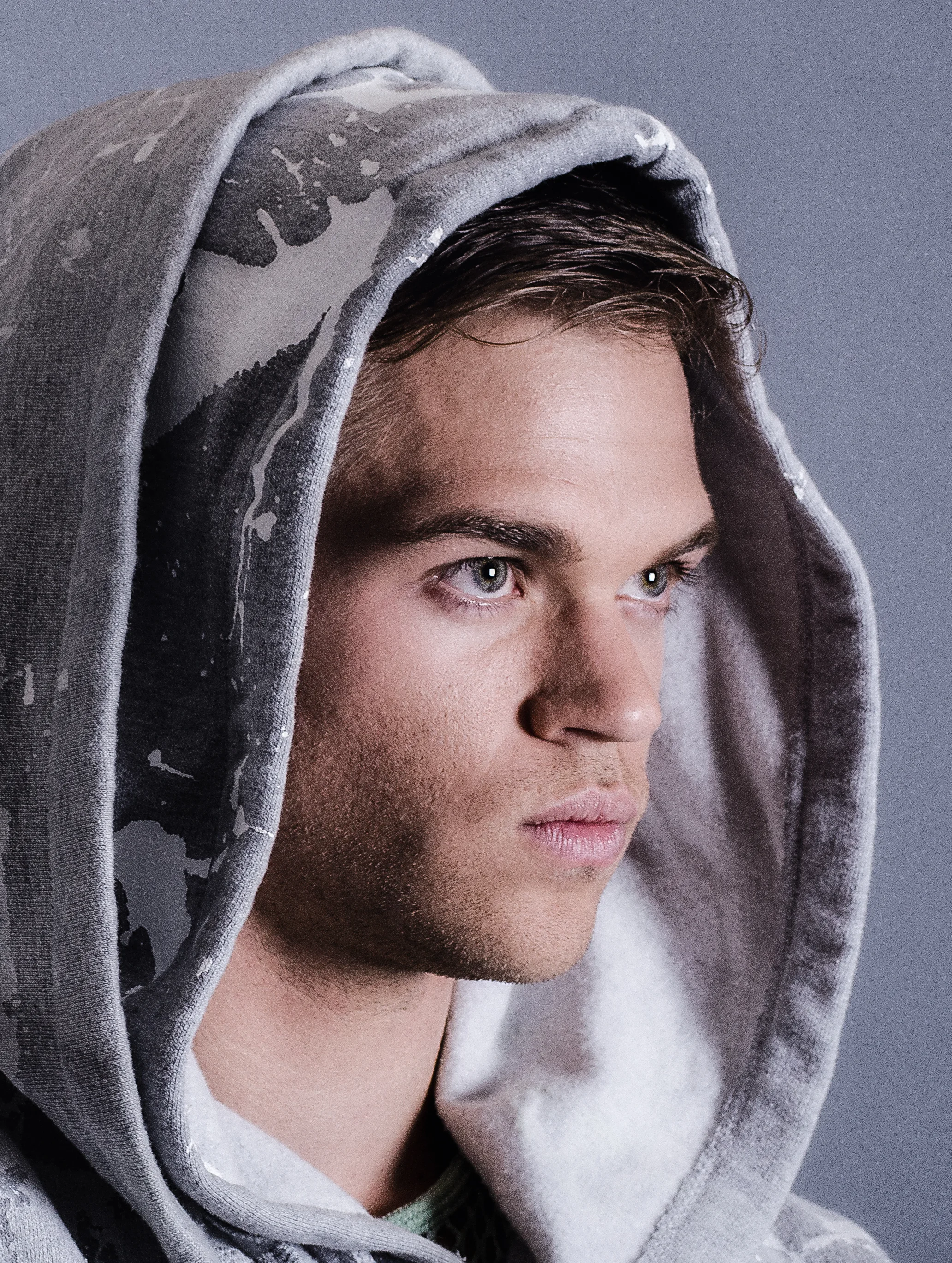 Hooded Sweatshirt and Vest