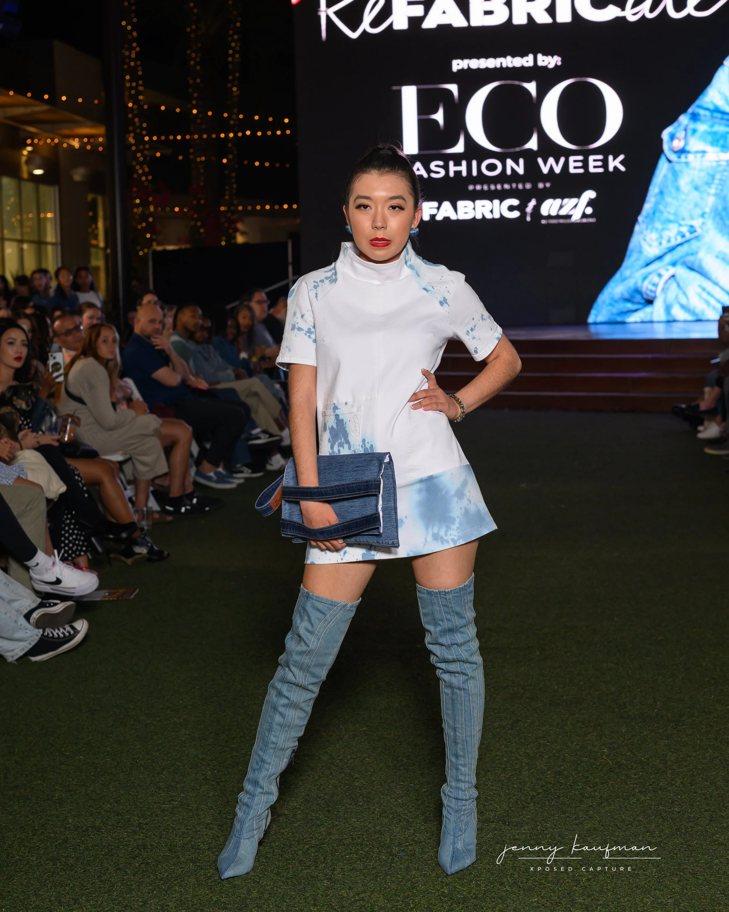   2025 reFABRICate   Recycled Denim Design Challenge for Fabric Tempe Fashion Incubator for Eco Fashion Week. 