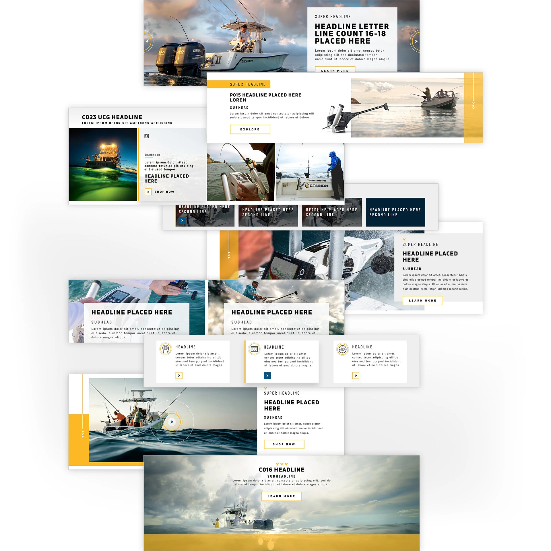 Design: A handful of interchangeable Component Modules