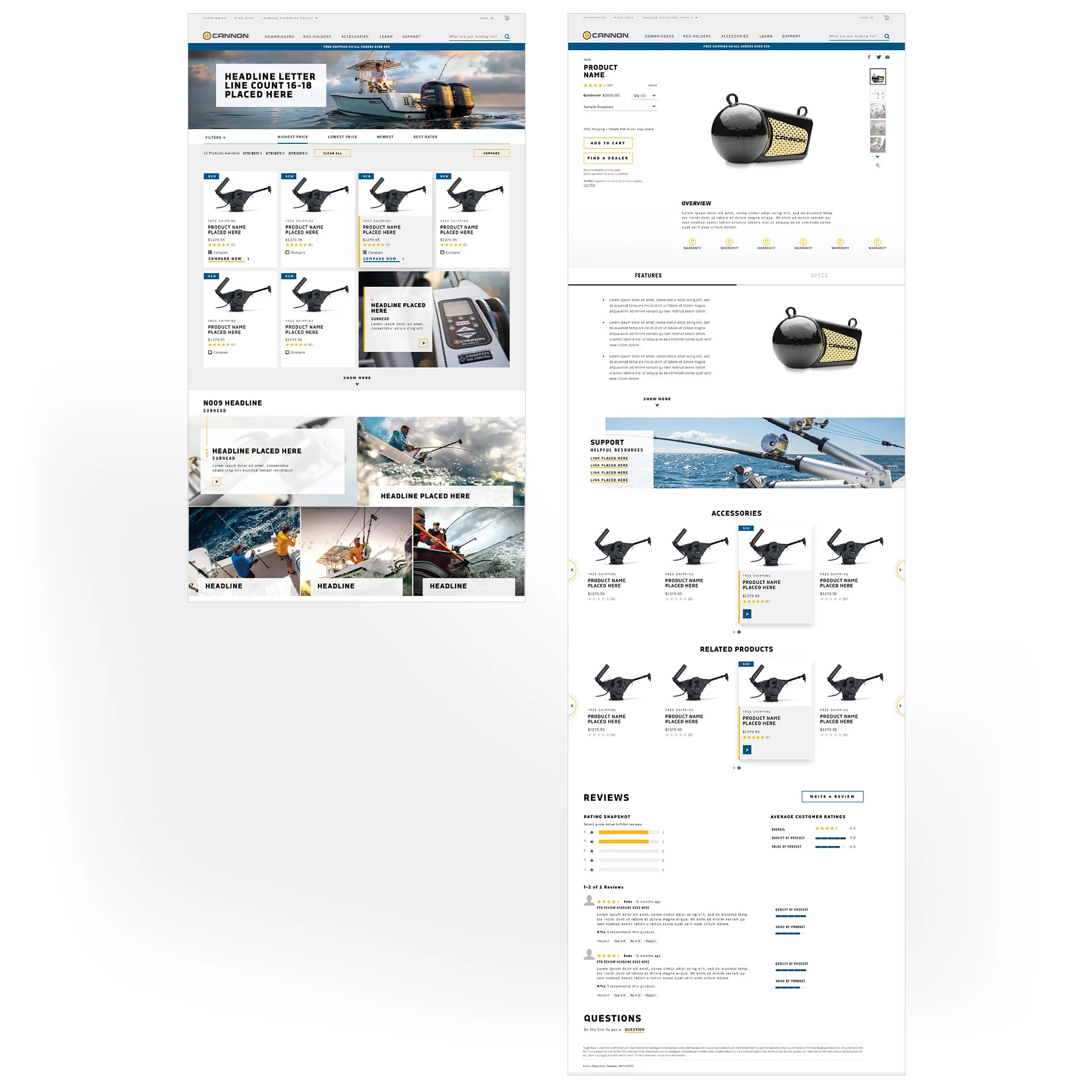 CX: Product landing and detail pages