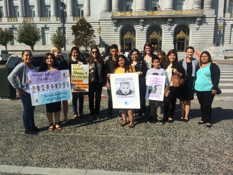  Pangea Team supports access to counsel initiative (City Hall, Sept. 2014) 