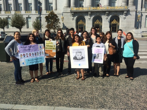Pangea Team supports access to counsel initiative (City Hall, Sept. 2014)