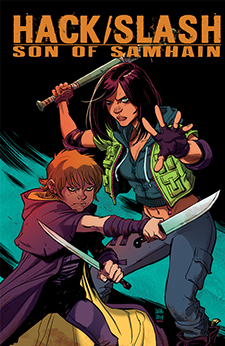 Advance Review Cassie Hack Progresses In Hack Slash Son Of Samhain 1 Gutters And Panels