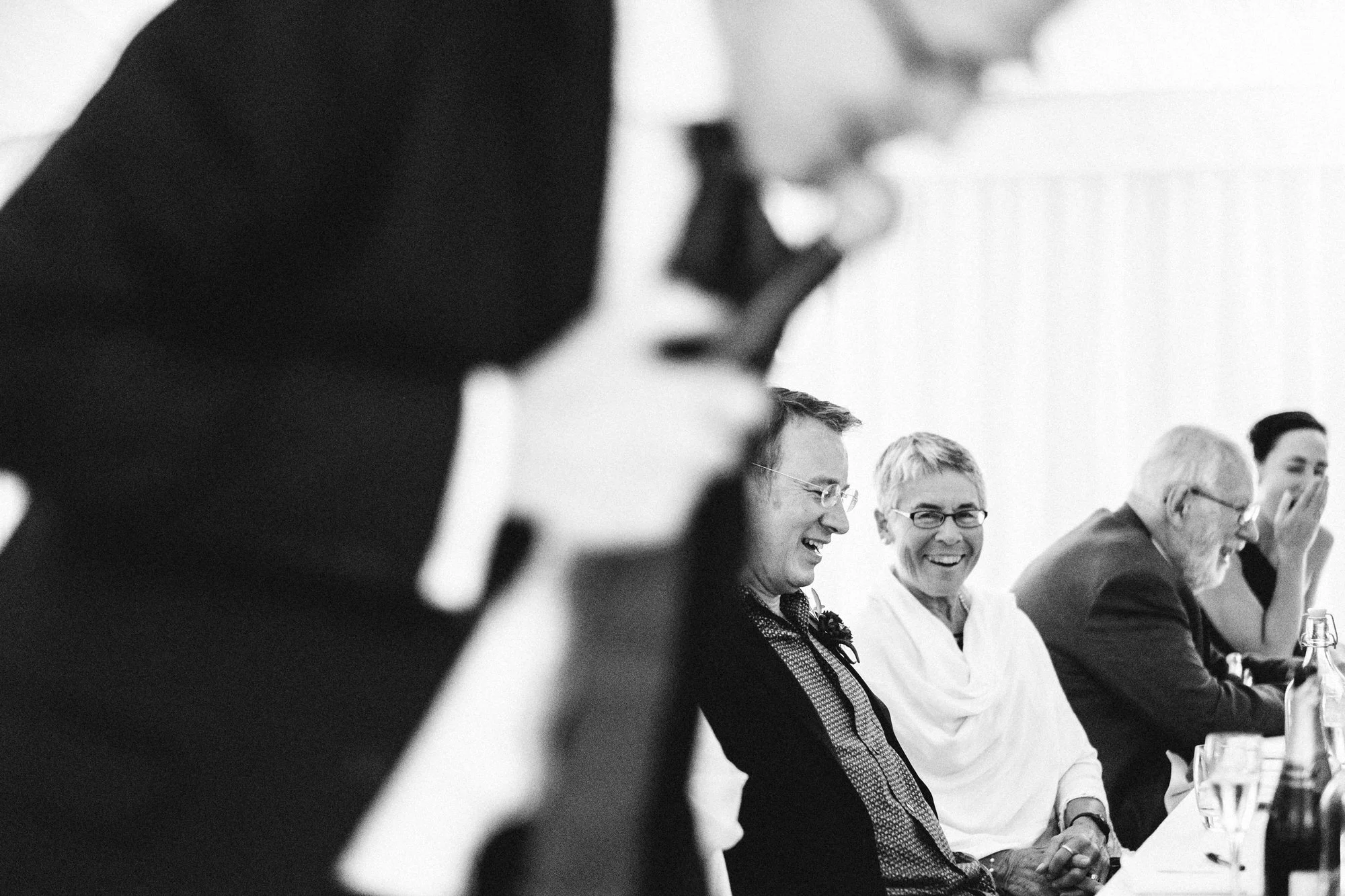 Best man making speech