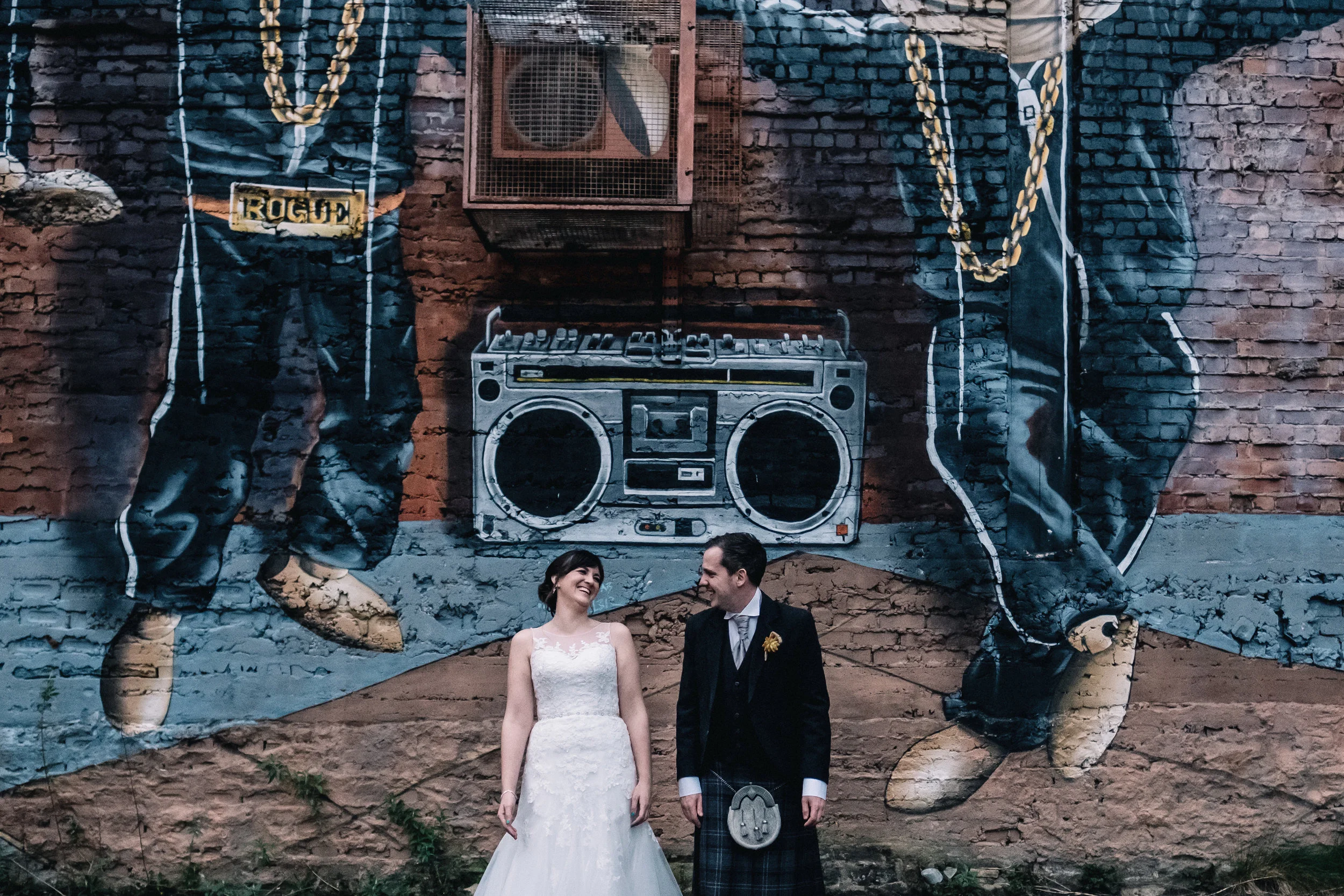 Glasgow Wedding >> WEST on the Green | Alternative Wedding Photography 