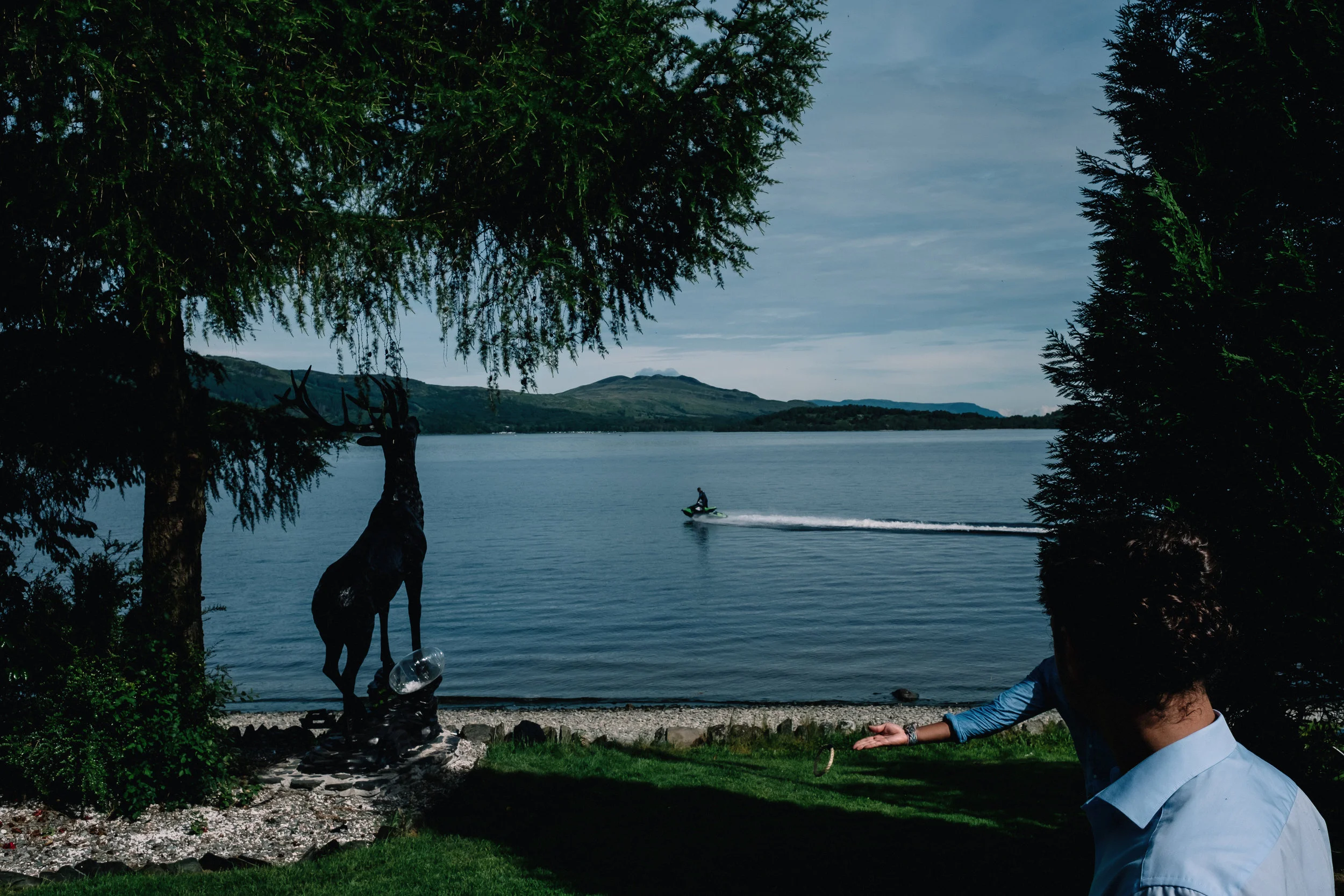 Jet ski on Loch Lomond