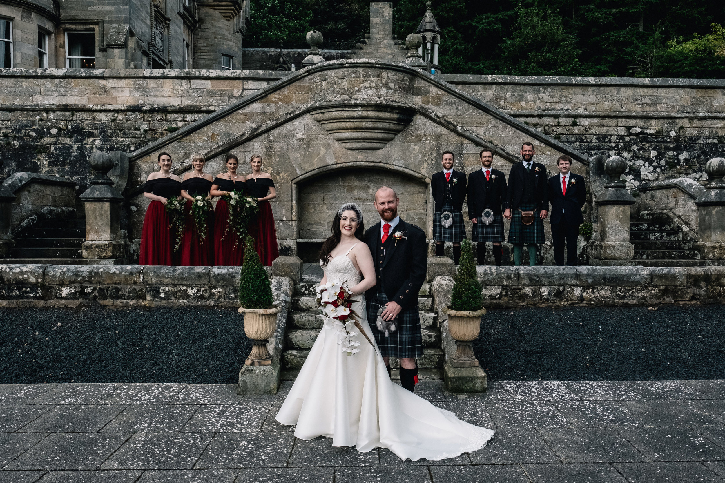 Bridal party portrait