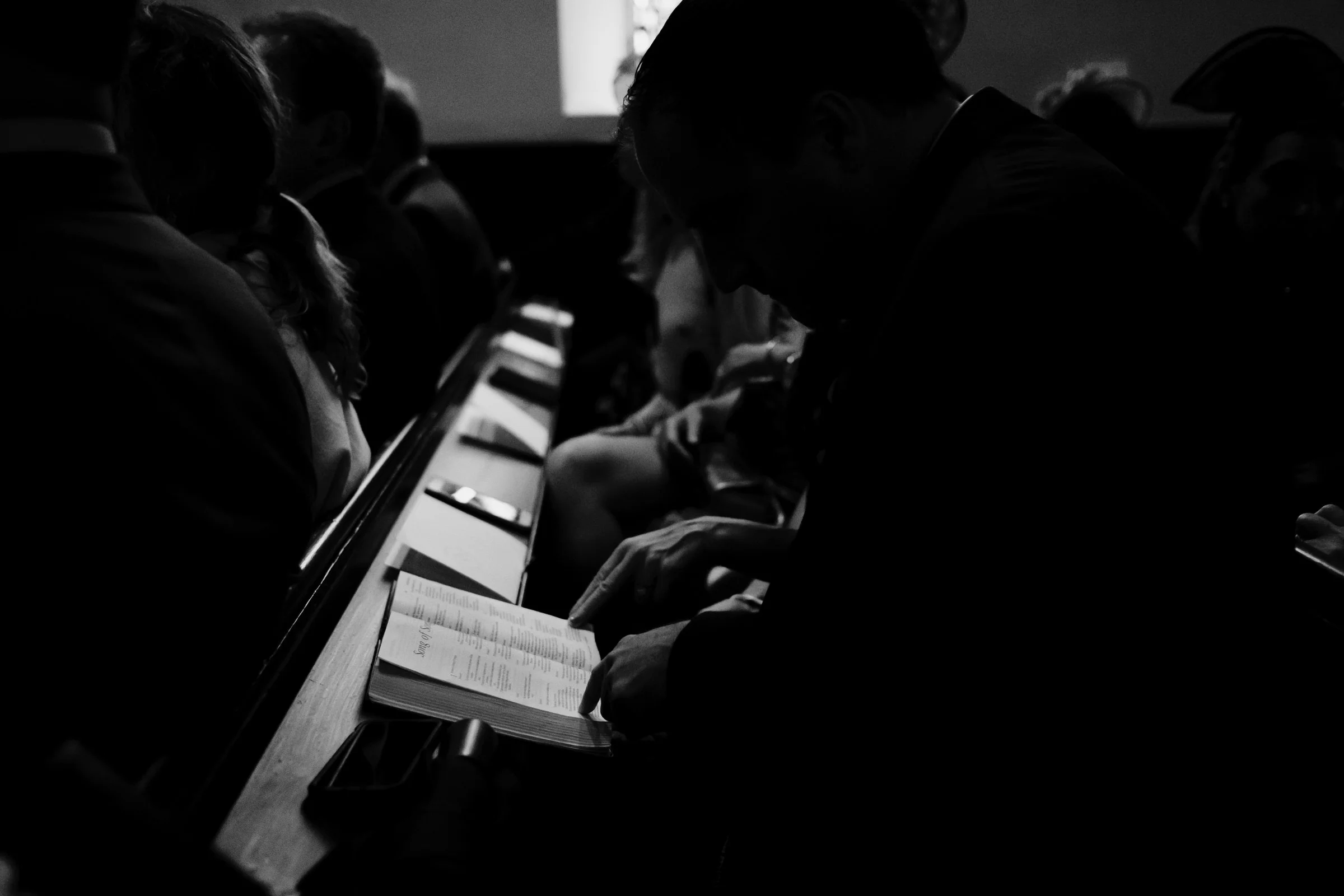 Guests reading Song of Solomon