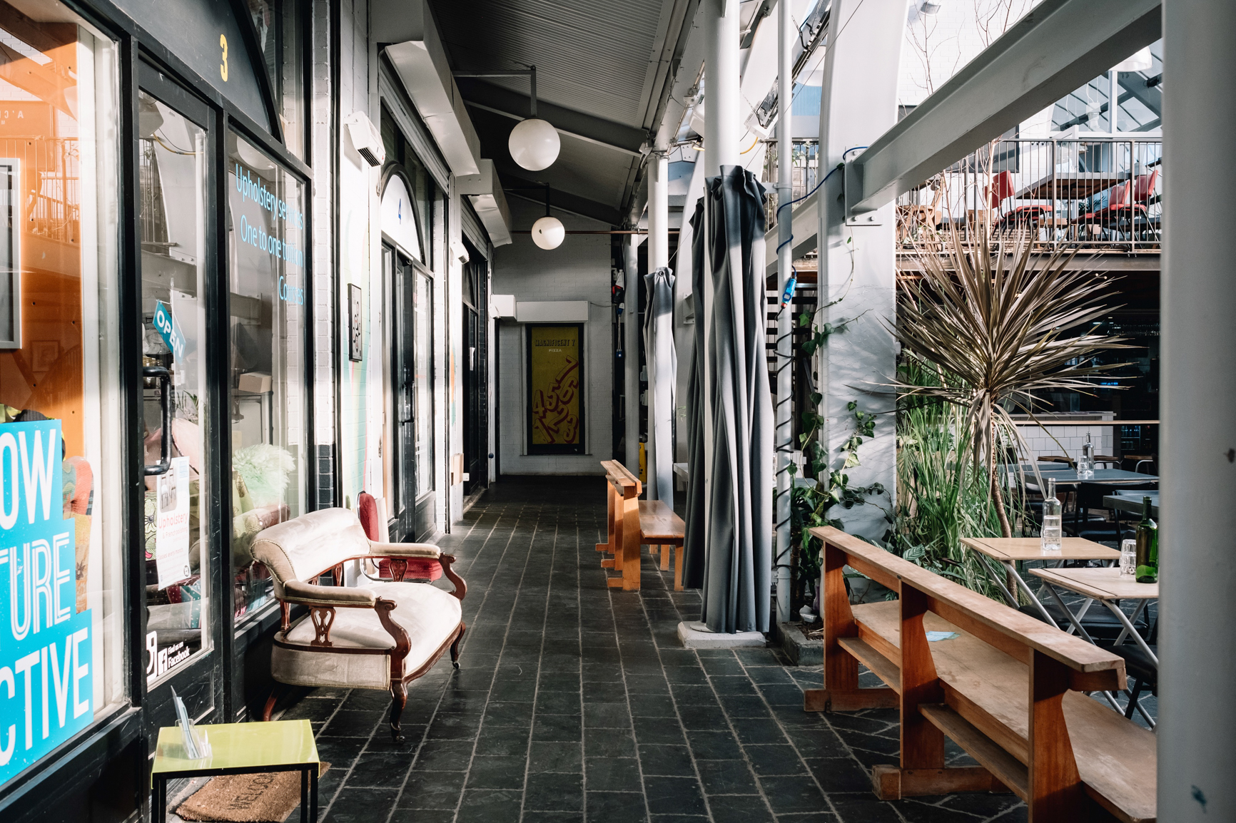 One of the beautifully designed hallways in BAaD.