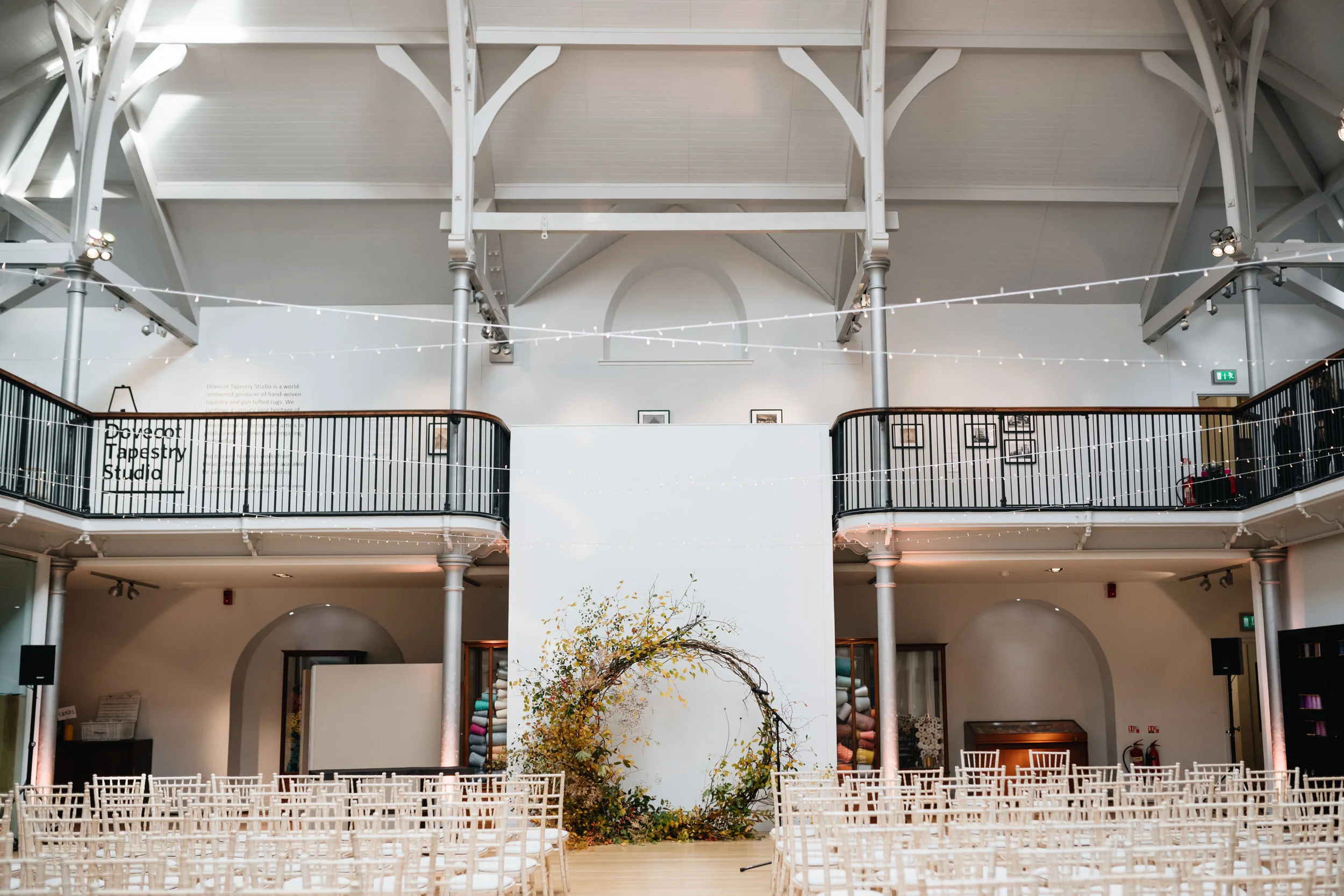Unusual Wedding Venues in Scotland | Dovecot Studios, Edinburgh