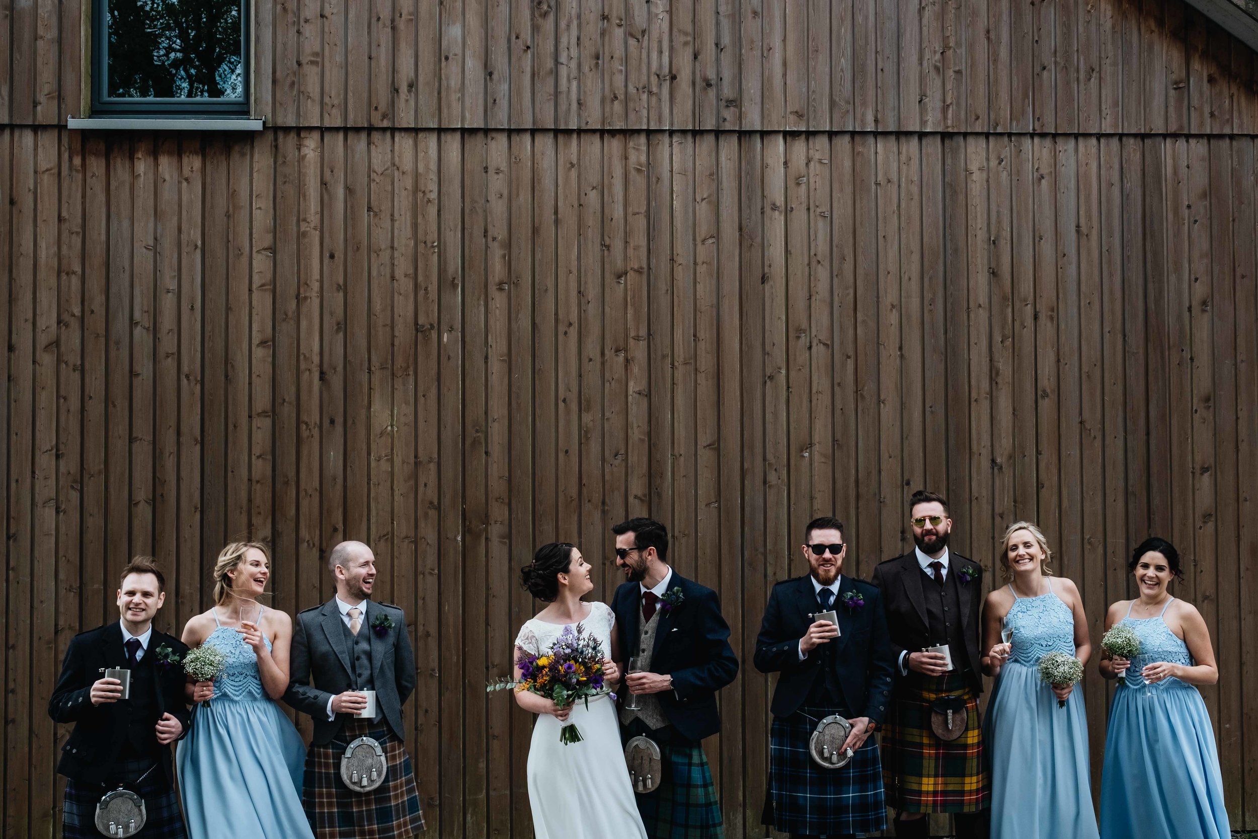 Outdoors Ceremony at Venachar Lochside with Sheila the Celebrant