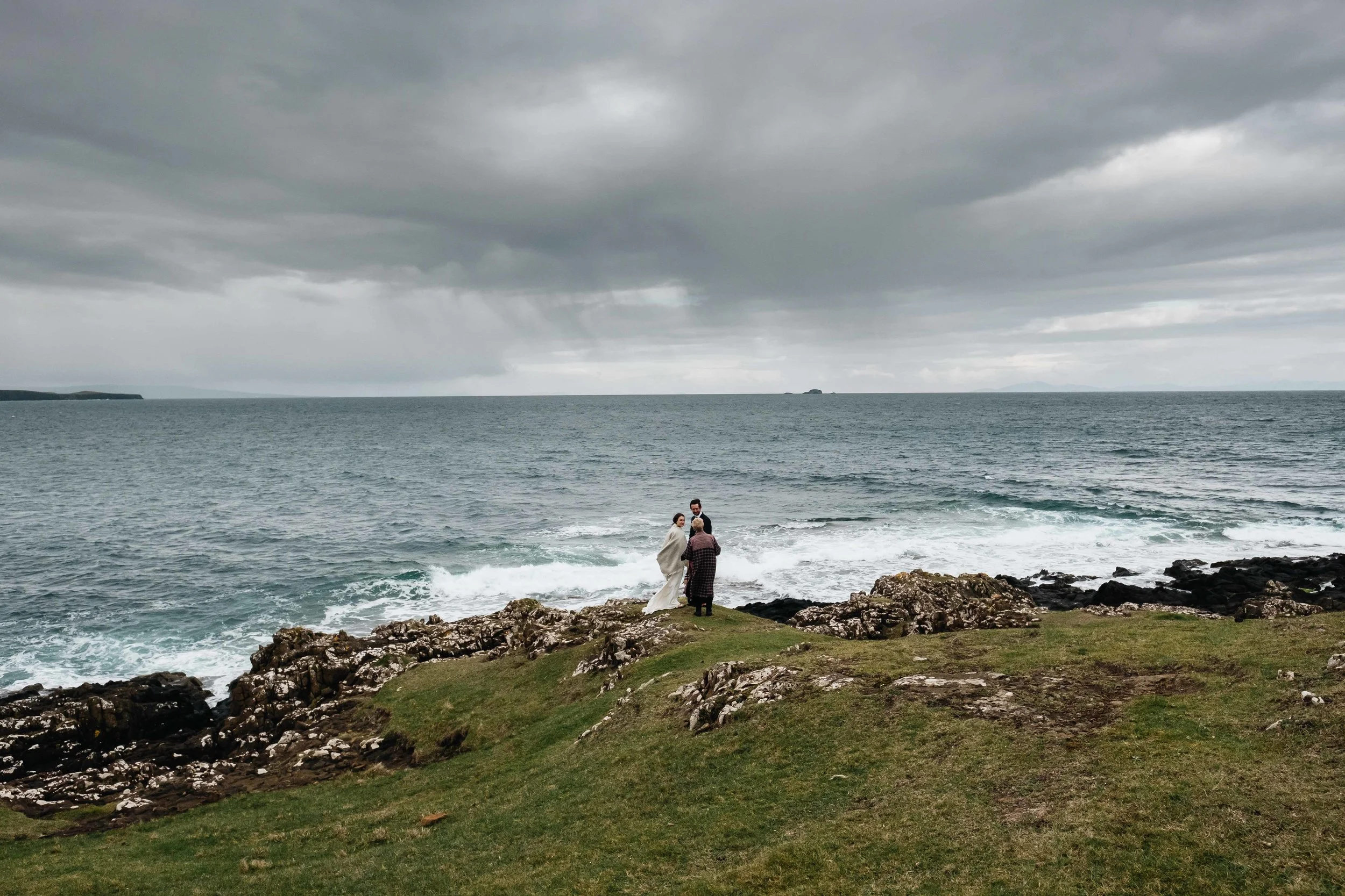 Skype Elopement at Duntulum Castle + Sligachan