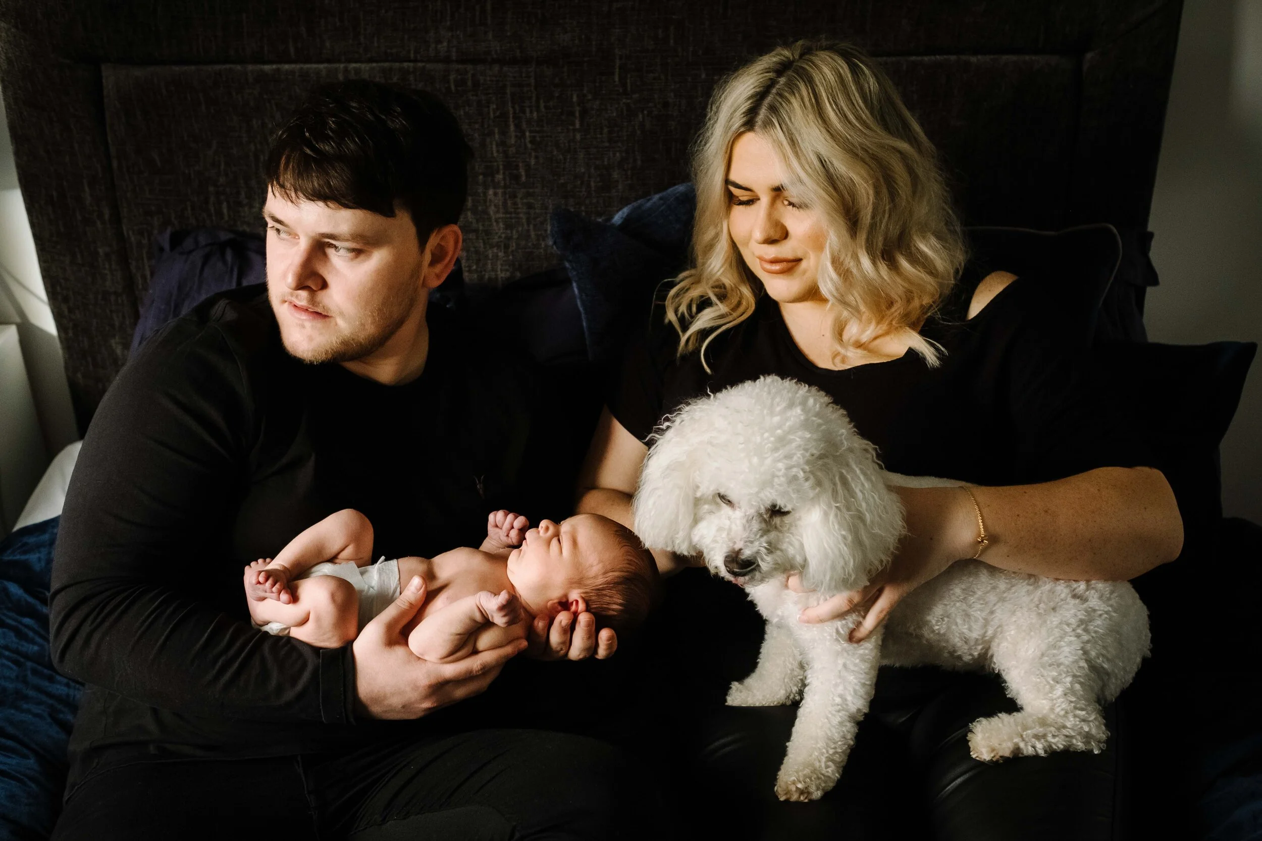 Newborn Photos with Highlight Film