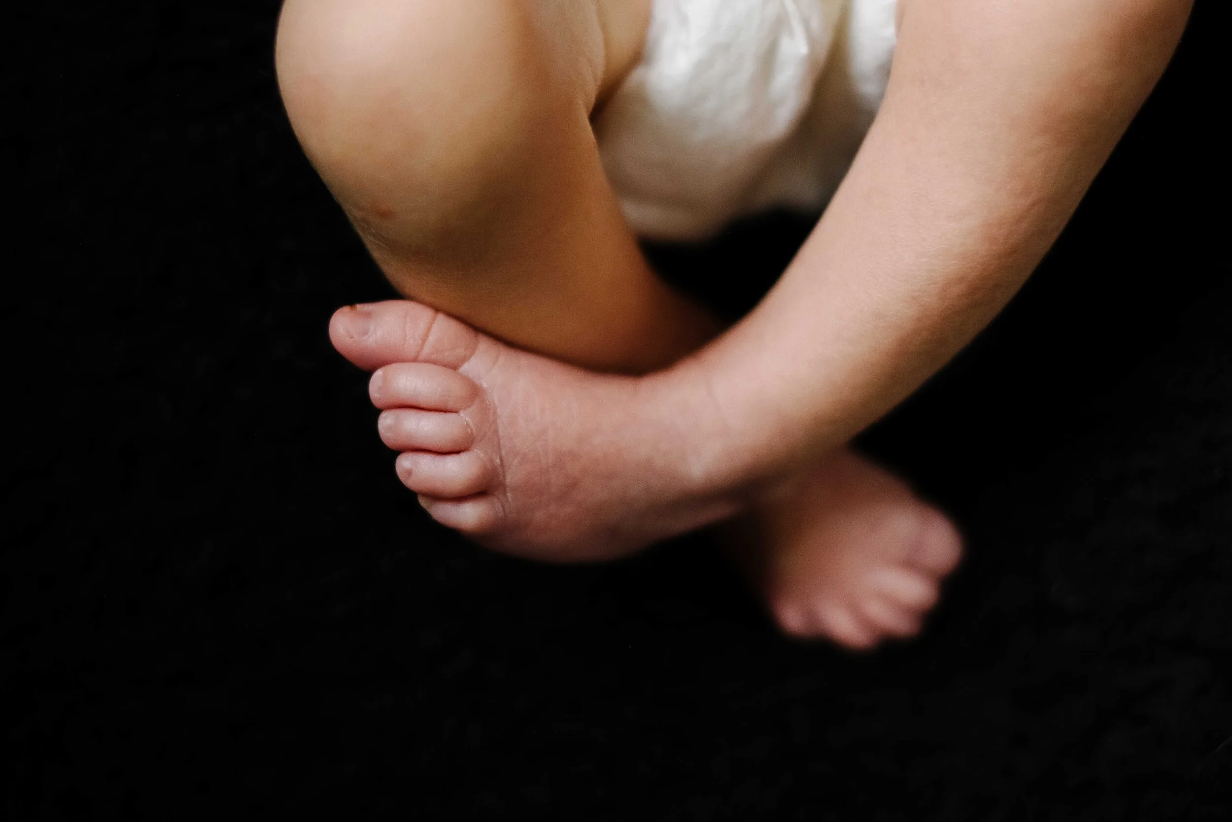 At Home Newborn Photo Shoot 