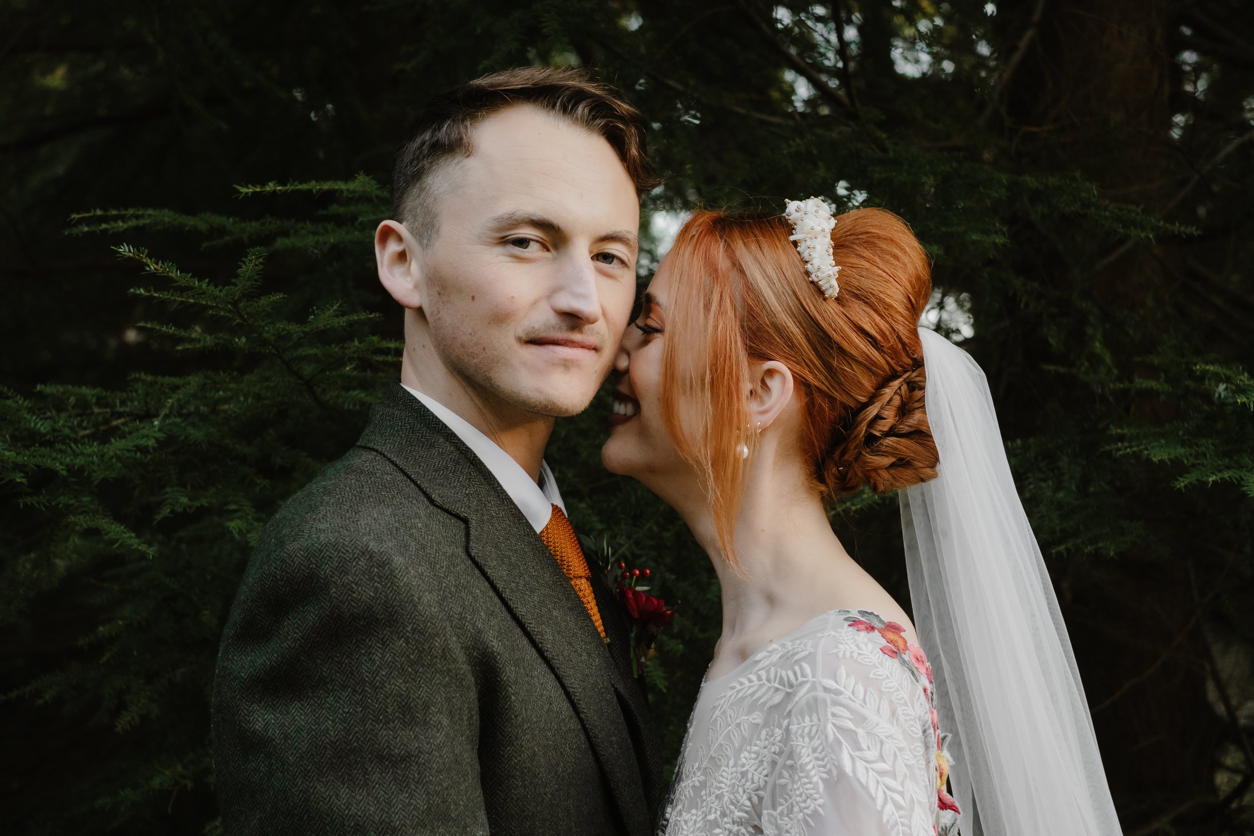 Style-Led Drumtochty Wedding with Hermione de Paula Dress