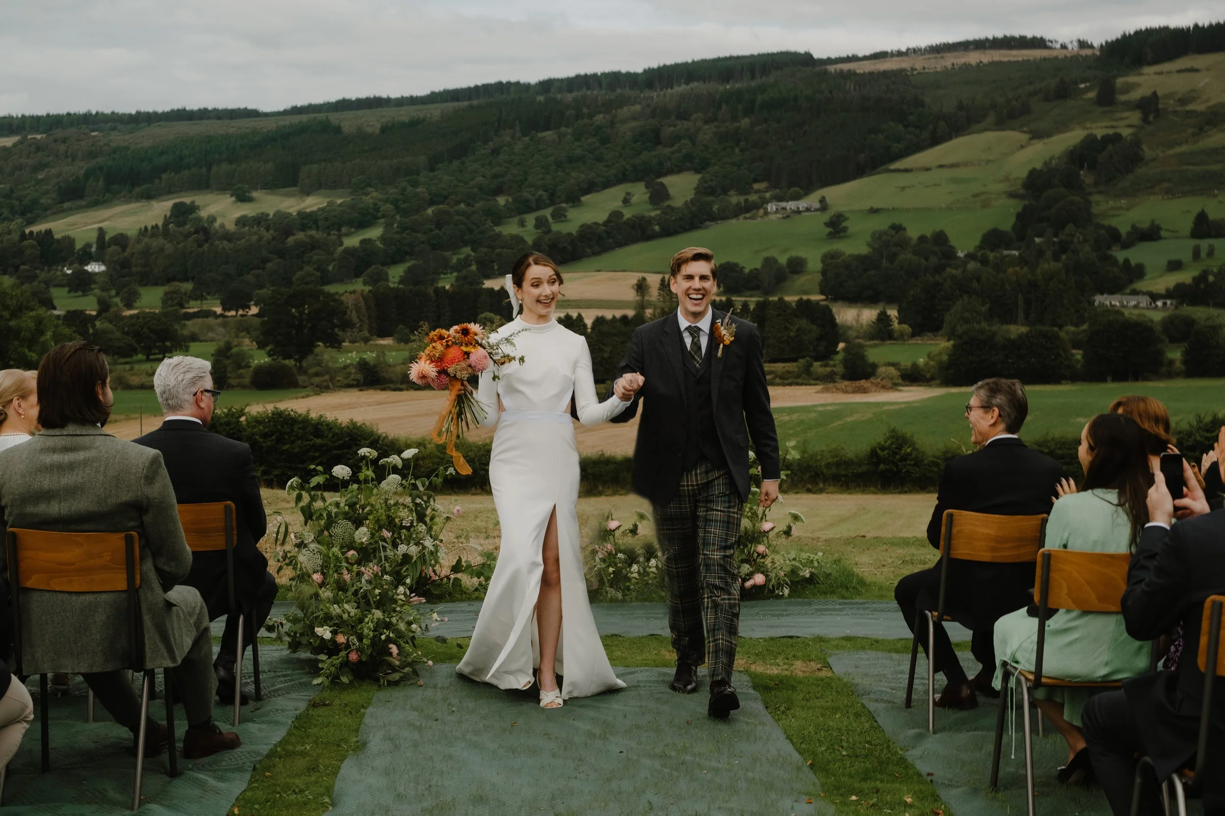 Relaxed, Style-Led Ballintaggart Farm Wedding With Bon Bridé Dress and Bow