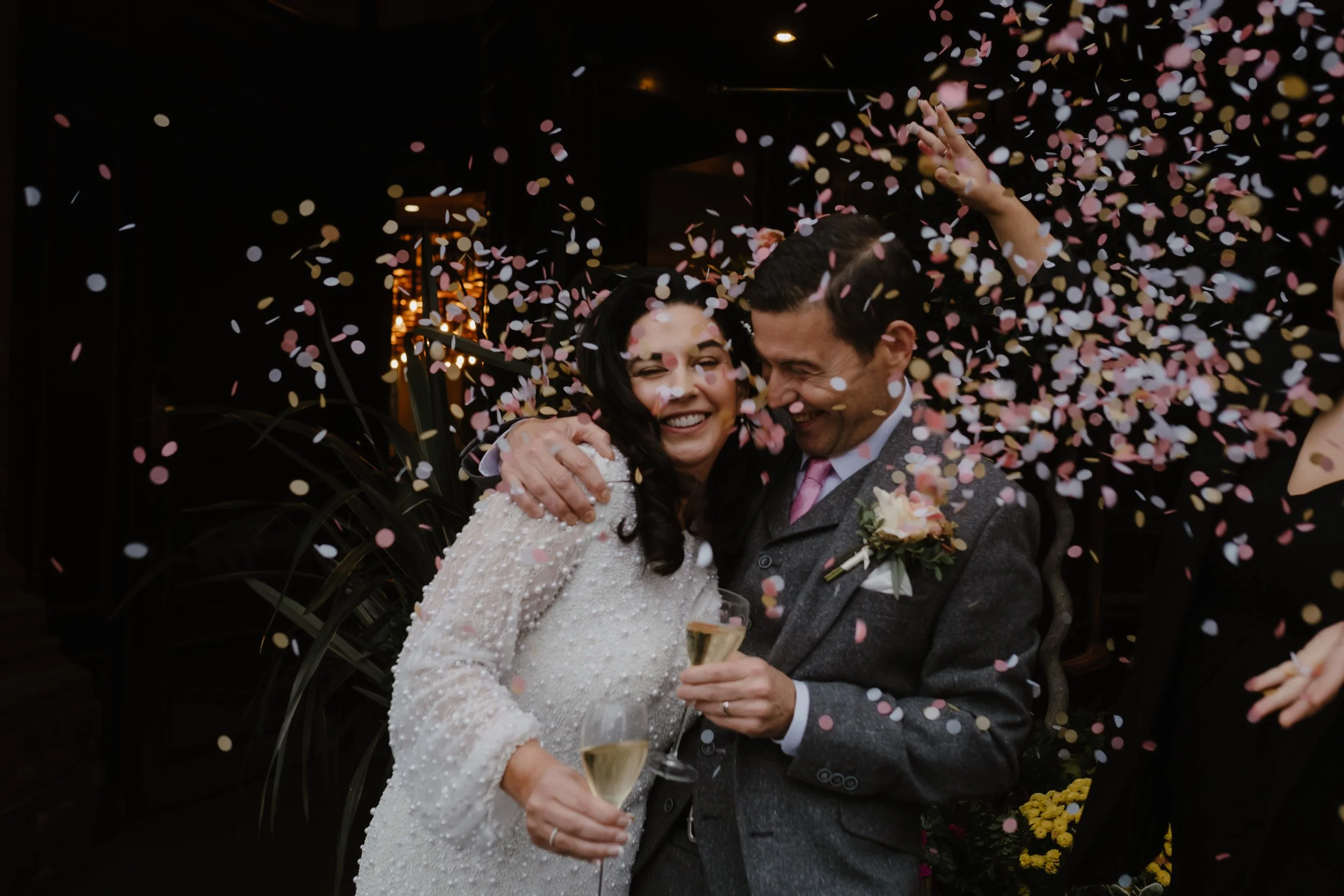 An Intimate, Fun Edinburgh City Elopement at the Caledonian Hotel 