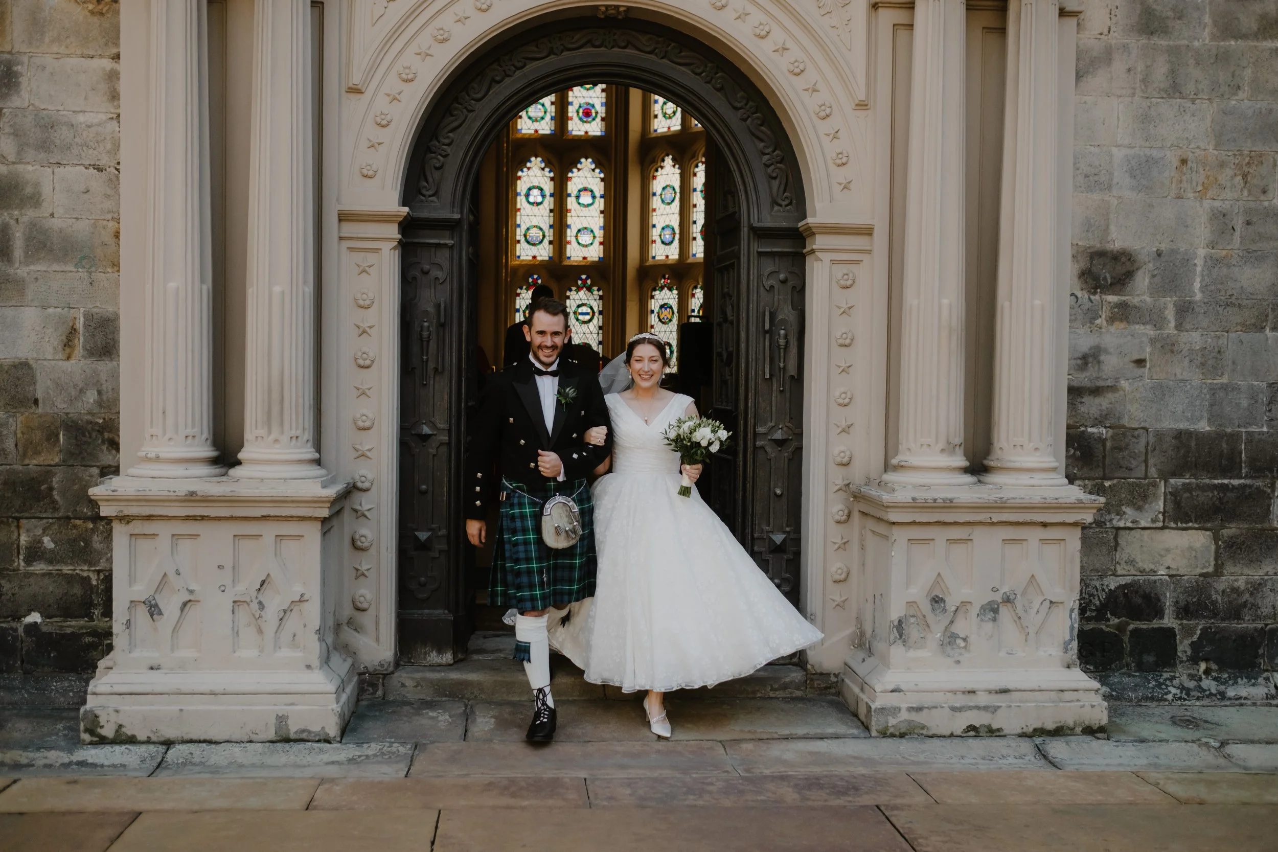 A Wonderful Micro Wedding at George Heriot's School, Edinburgh