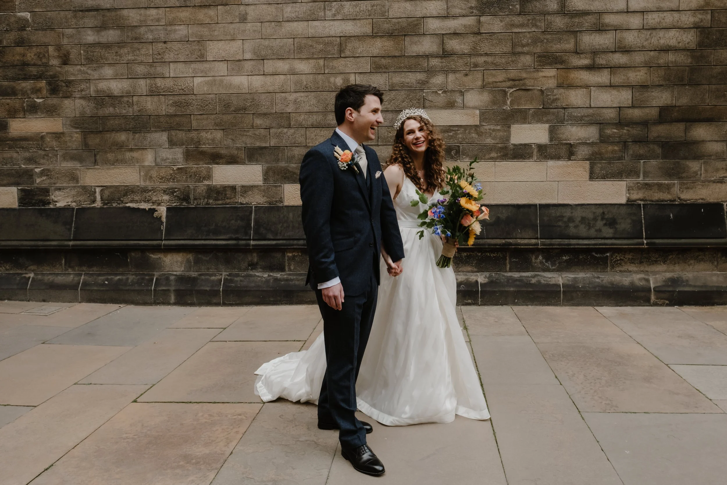 Rachel and Louis's Colourful Glasgow Summer Wedding