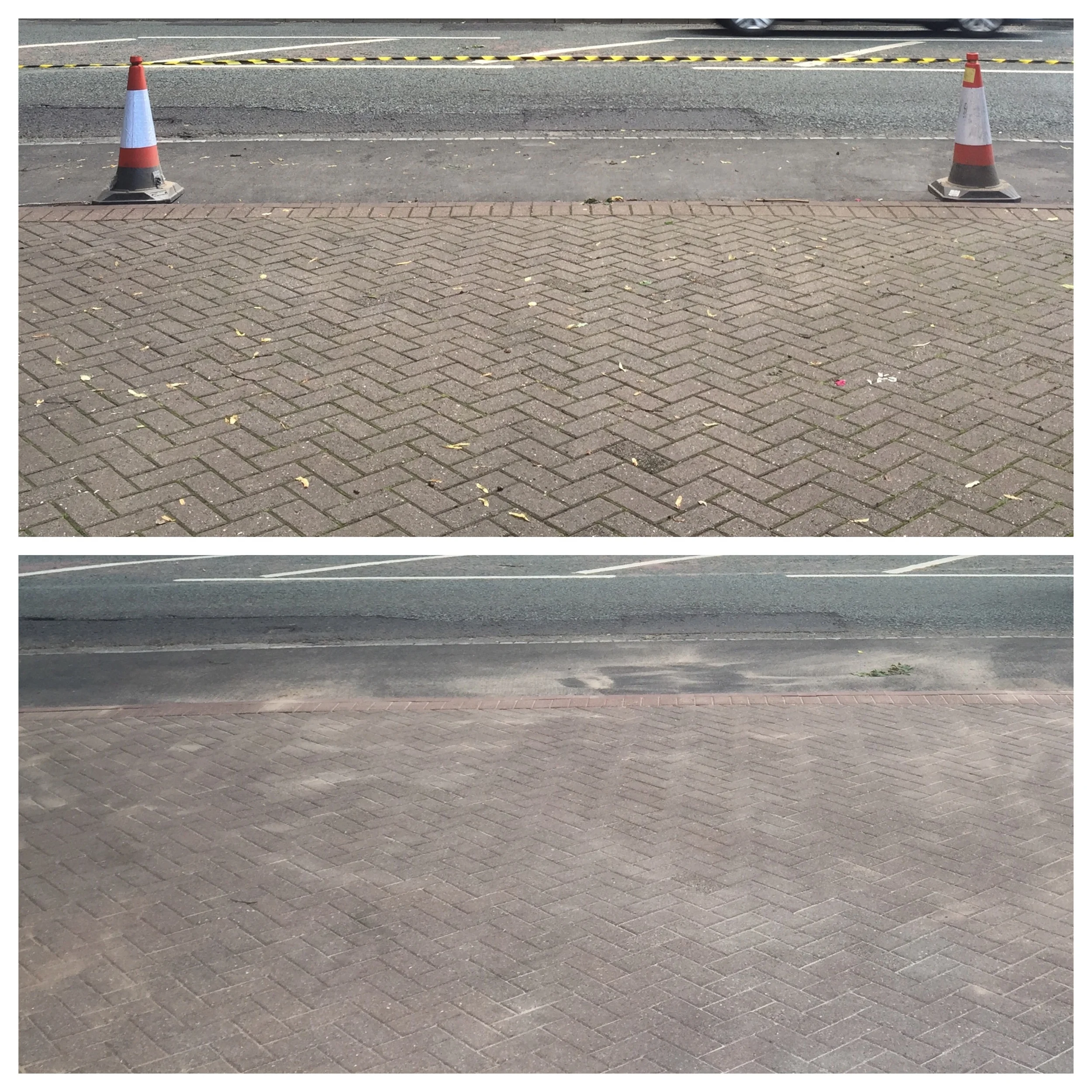 Before & After - Pressure Washing
