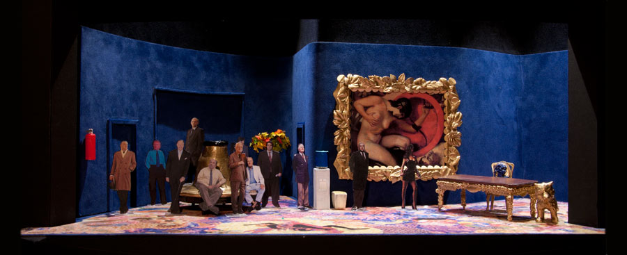   MÖRDER, HOFFNUNG DER FRAUEN  by Paul Hindenmith &amp; Oskar Kokoshka 1:25 scale model John Jay Theater NYC_2011 