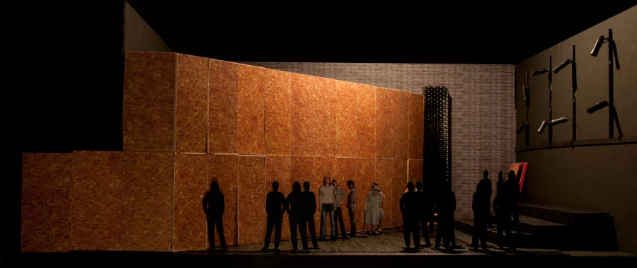   MOUNTAIN LANGUAGE  by Harold Pinter 1:25scale model Classic Stage Company NYC_2011. 