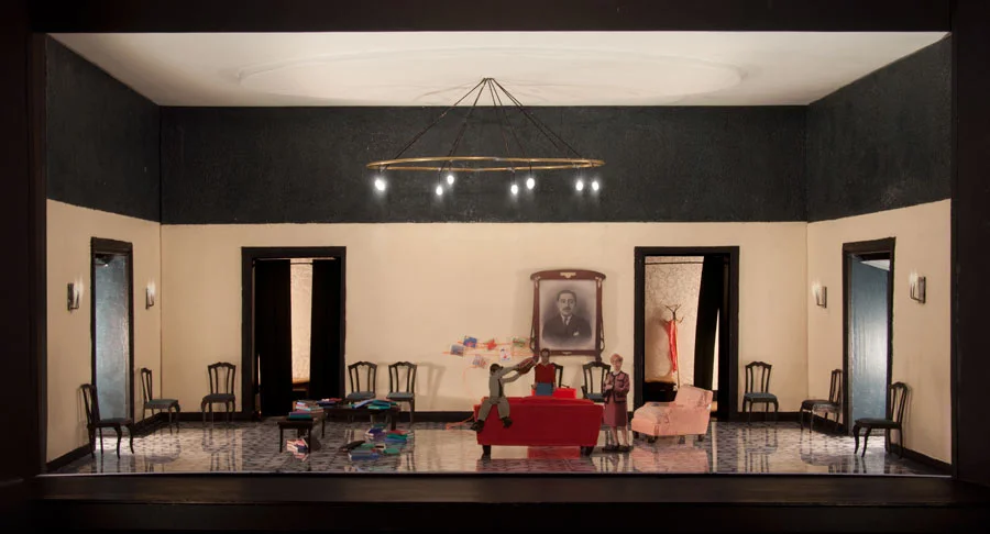   TURN OF THE SCREW  by Benjamin Briten &amp;&nbsp;Myfanwy Piper 1:25 scale model Glimmerglass Opera NY_2011 
