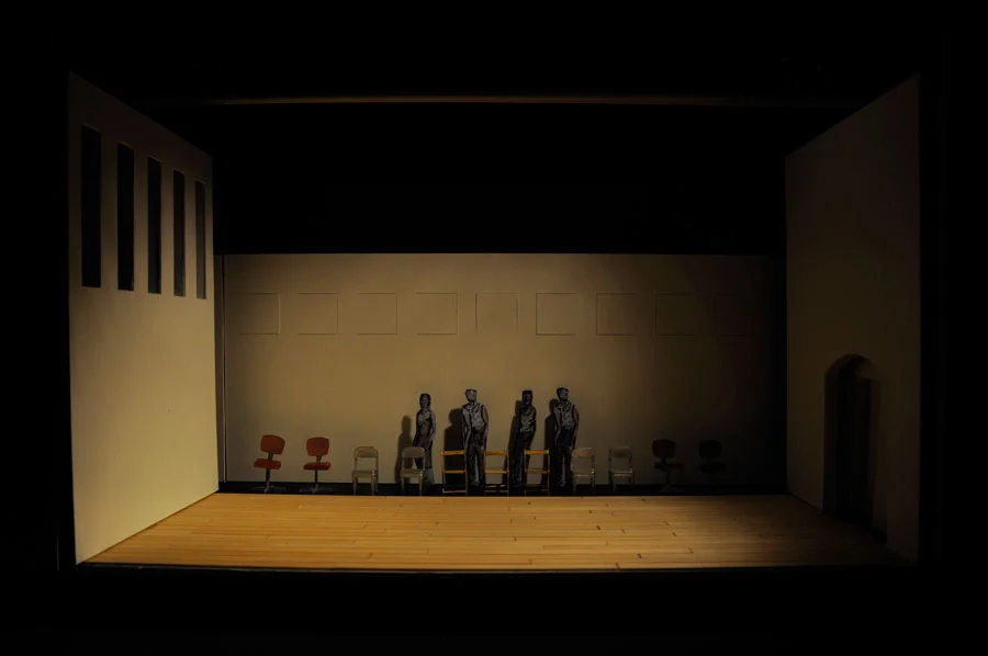   WOYZECK   by A.Berg and G. Büchner 1:25 scale model  NY Theater Workshop _2011 