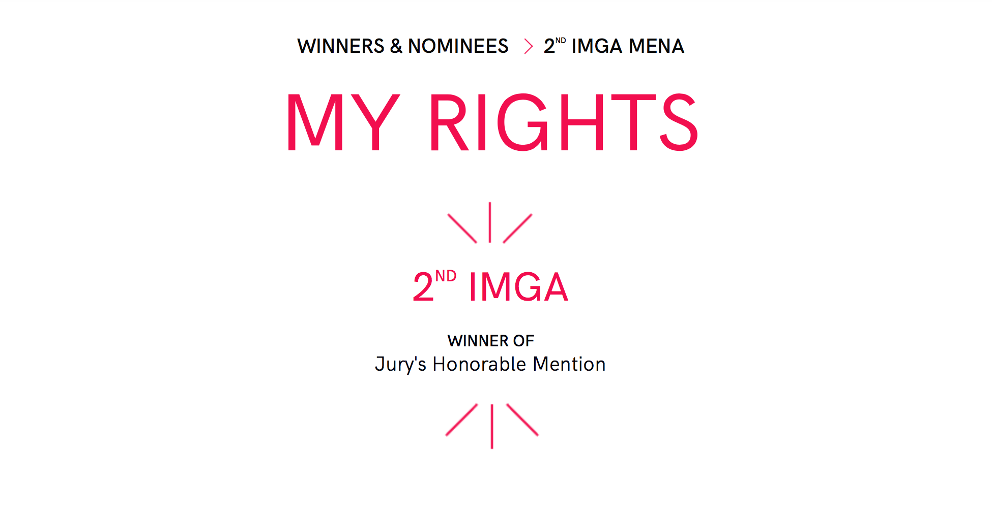 "My Rights" mobile game Wins Jury's Honorable Mention!
