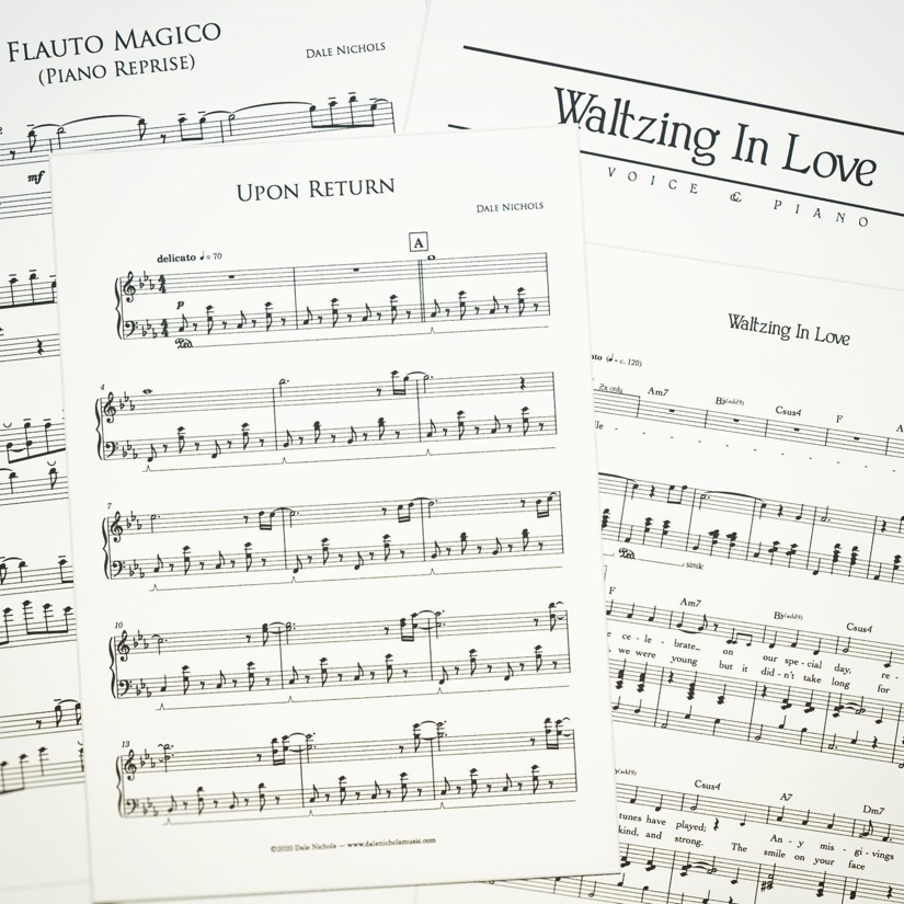 Sheet Music Is Now Available!