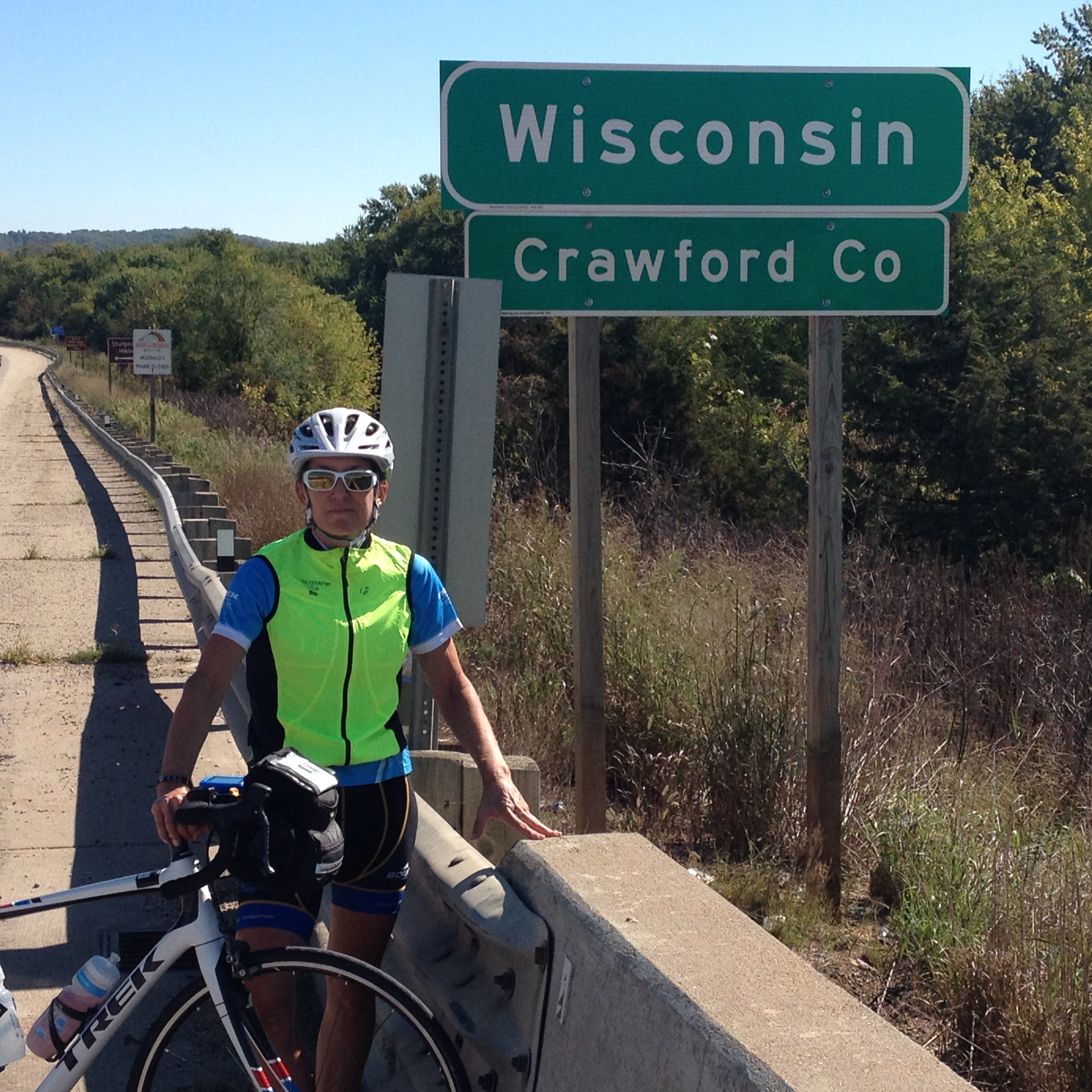 Entering Wisconsin