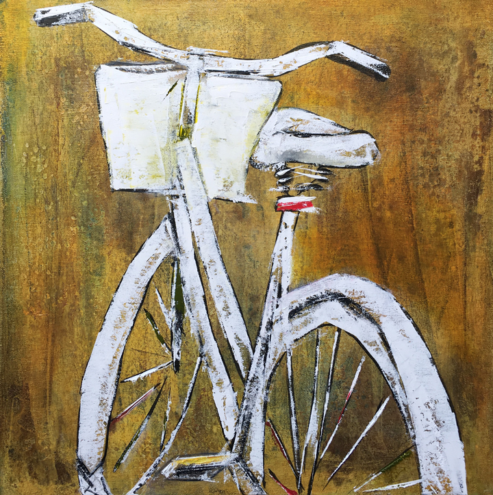 Bike 3, 20" x 20" | oil on canvas