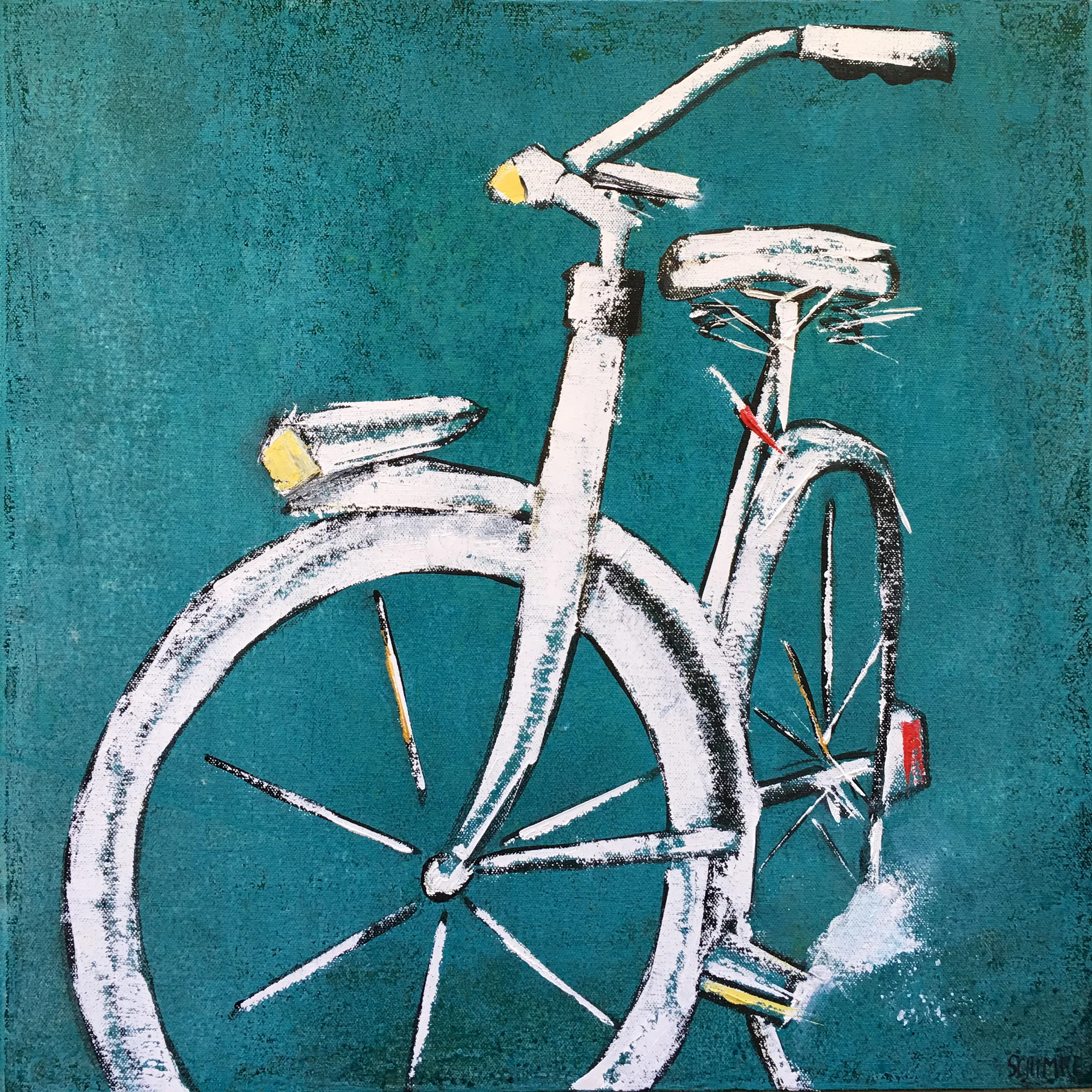 Bike 2, 20" x 20" | oil on canvas