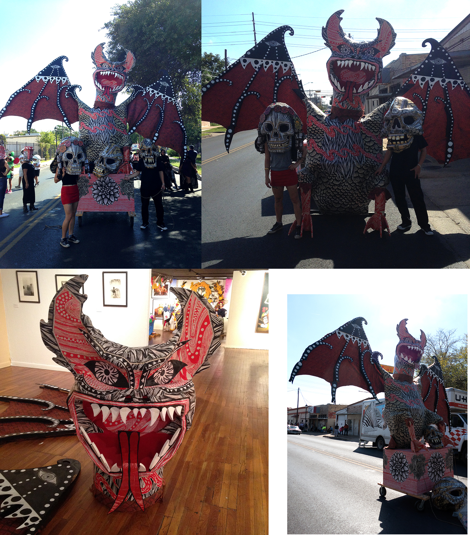 Viva la Vida day of the dead parade in Austin, TX 2014