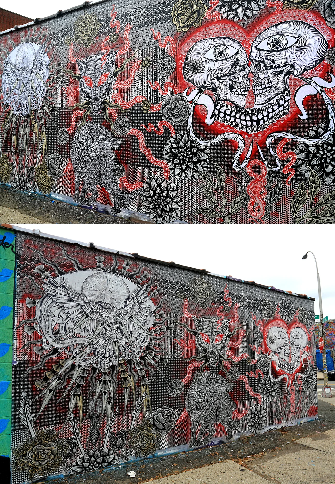 Wellington Mural Arts Project 2016 Queens, NYC