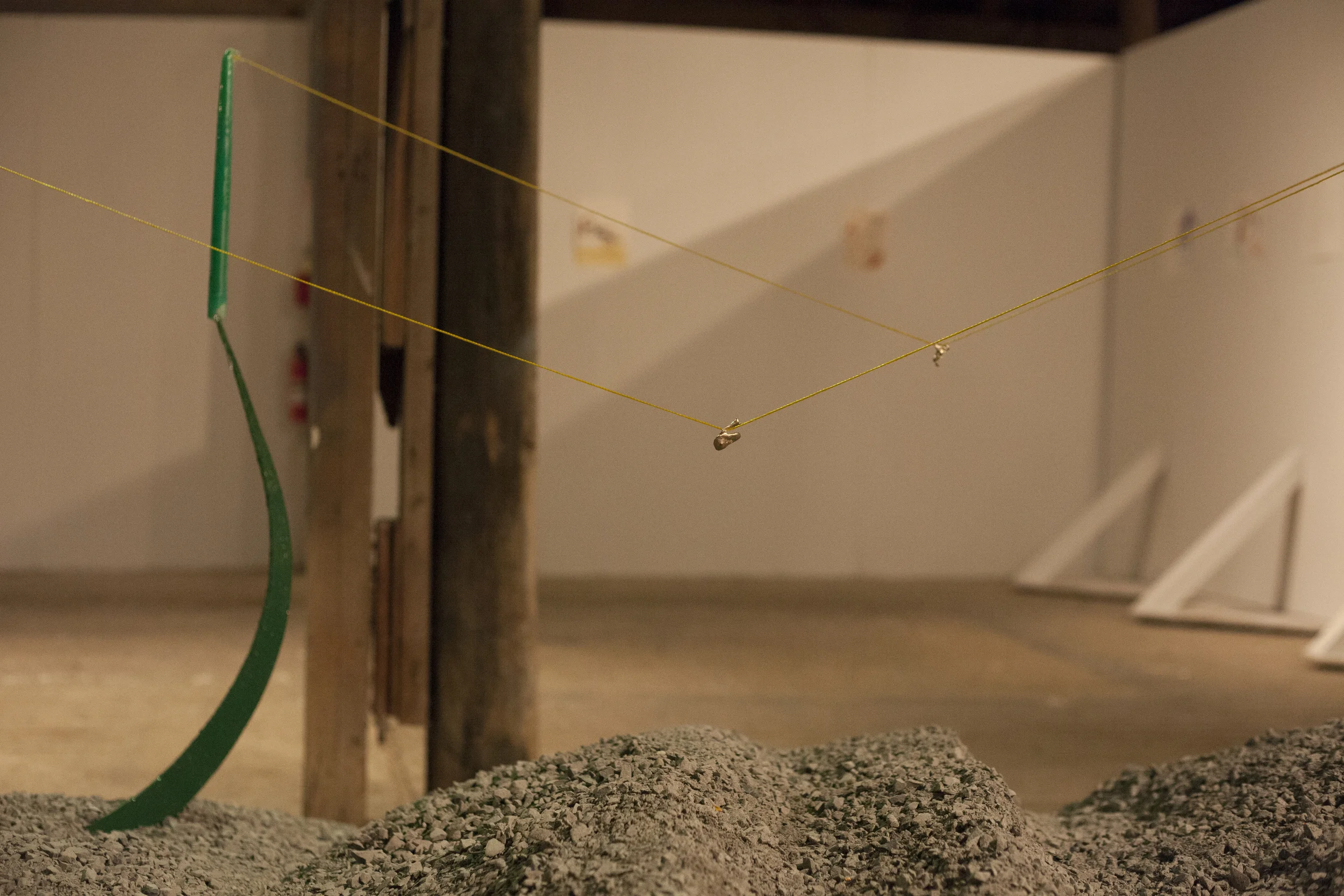  Utopic Scene 1    plastic, marble, gravel, drywall, steel, foam, resin, bronze, fabric  dimensions variable  2014 