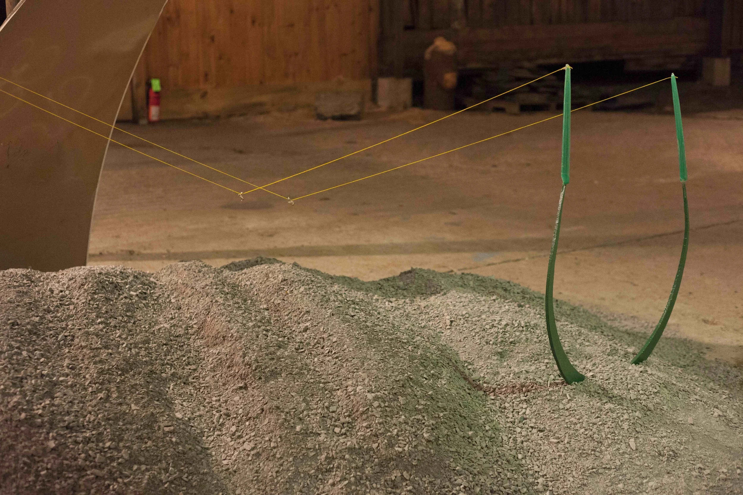   Utopic Scene 1    plastic, marble, gravel, drywall, steel, foam, resin, bronze, fabric  dimensions variable  2014 