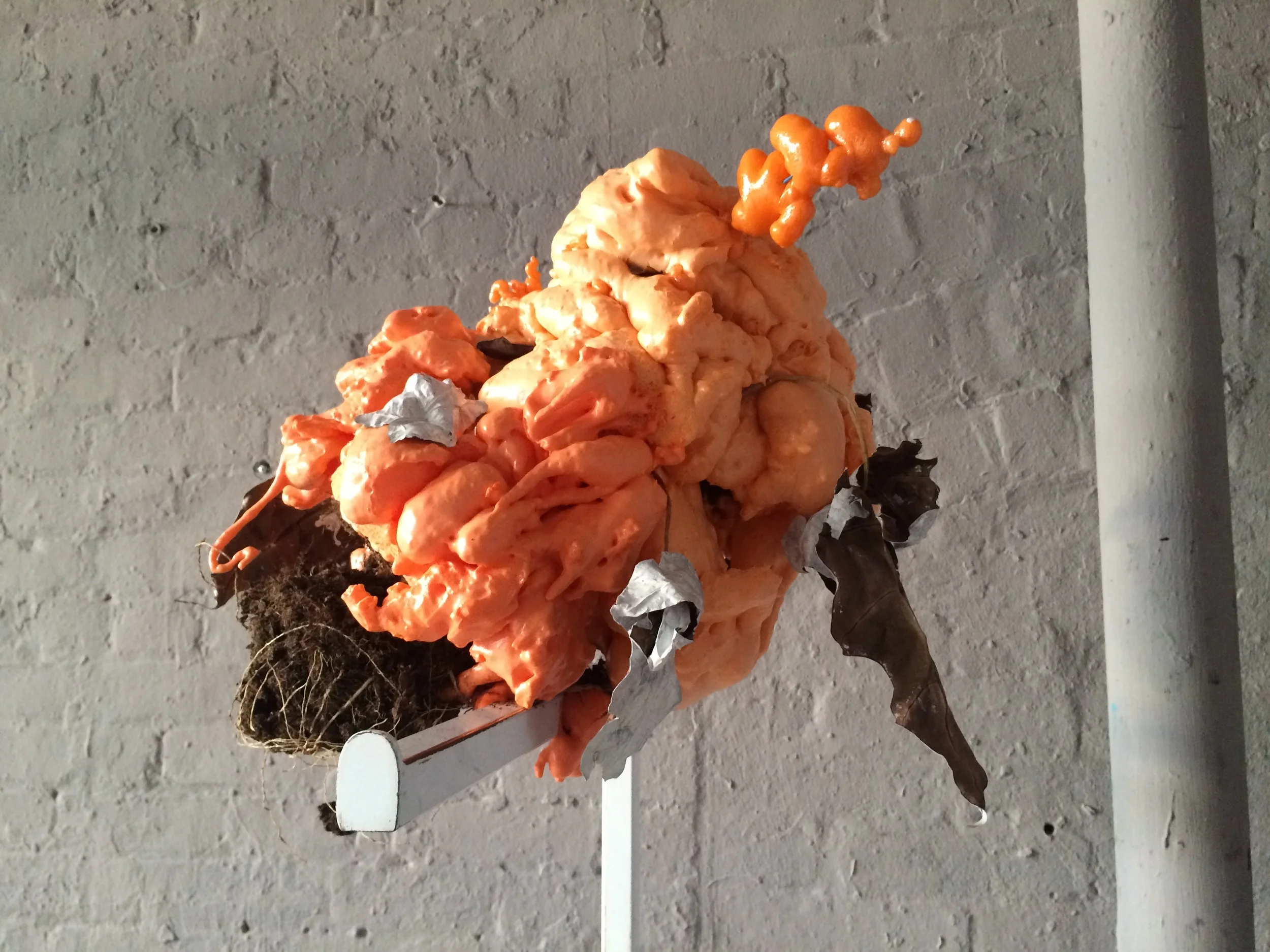   Nightlight   foam, plant, metal&nbsp;  7' x 2' x 1'  2015 