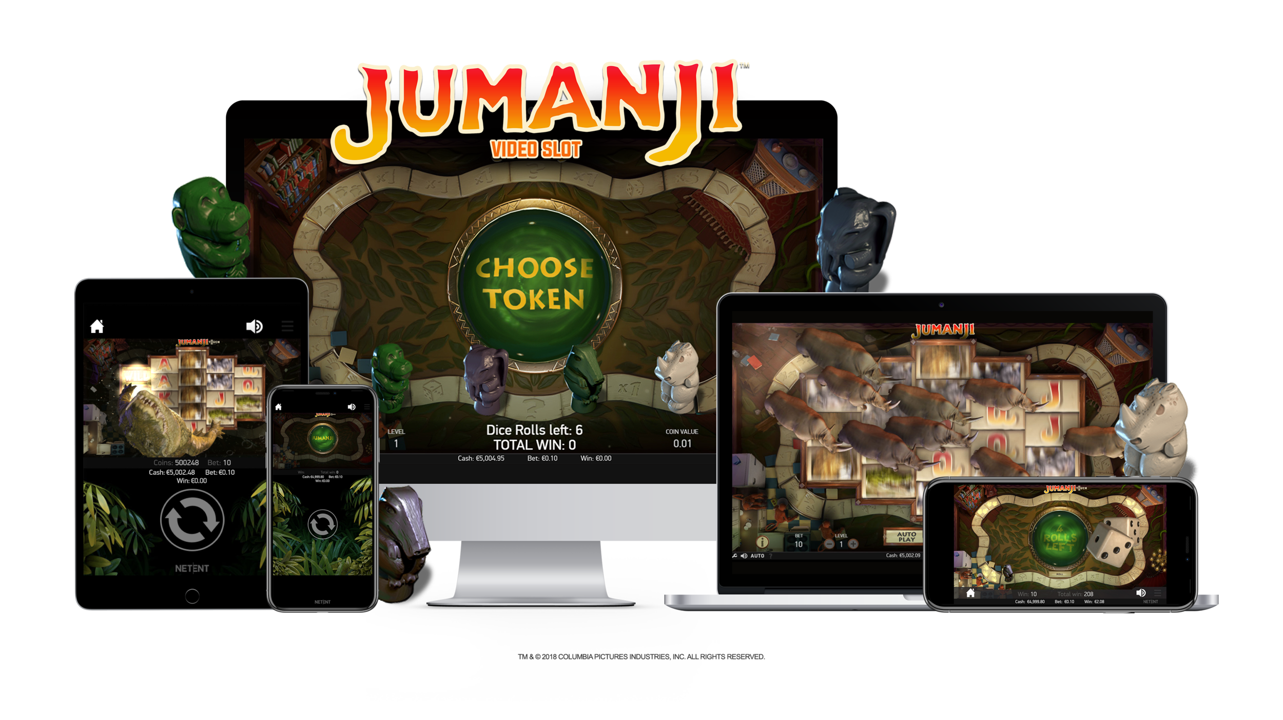 Jumanji Video Slot - Art Direction