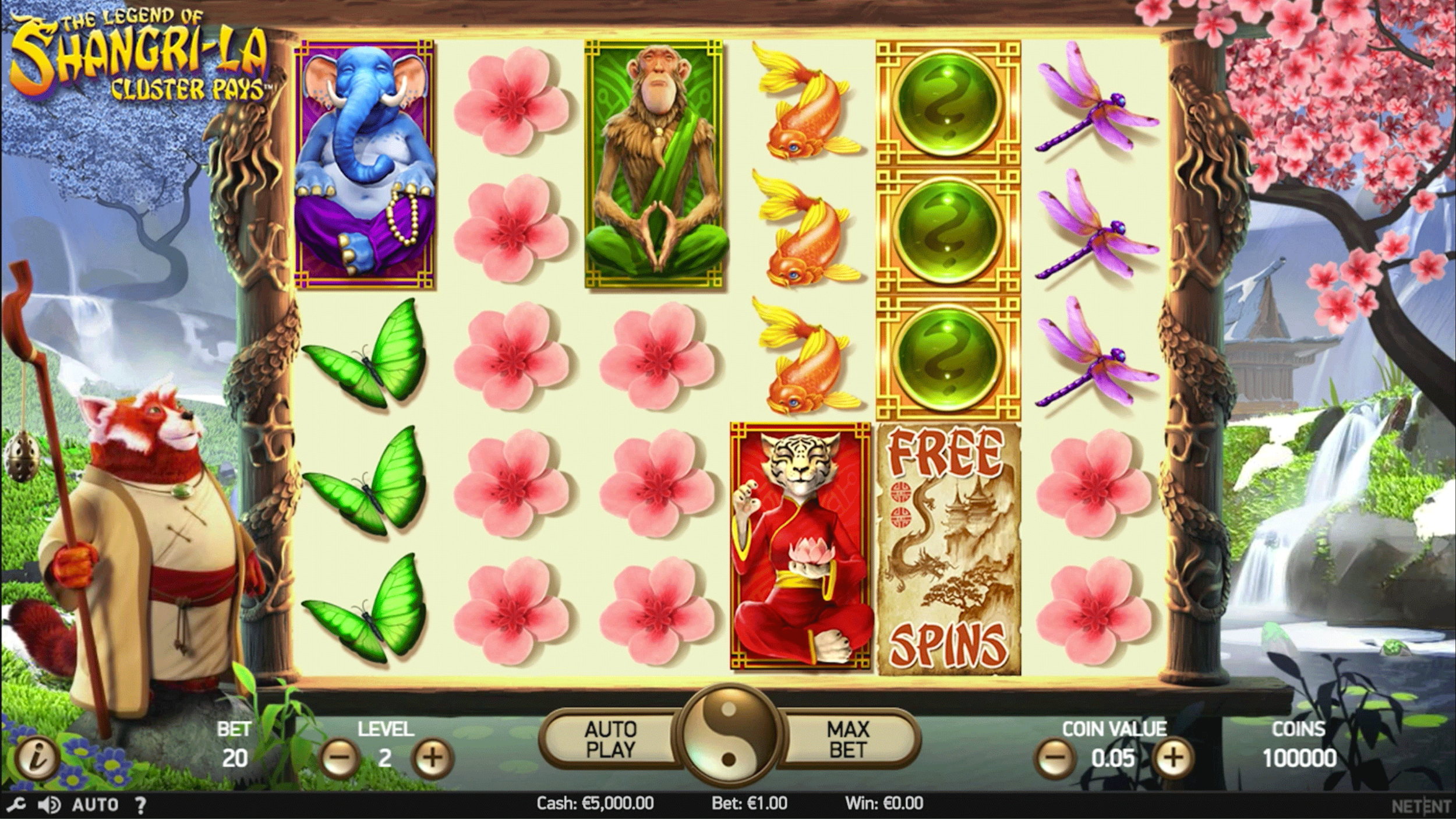 The Legend of Shangri-la Video slot Art Direction and Art work