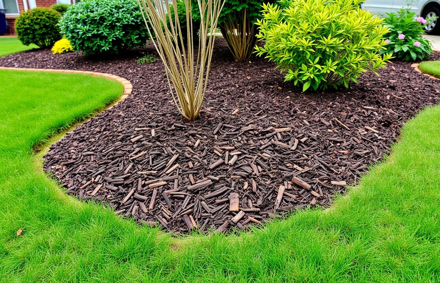 Installing Mulch vs Pine Straw for Atlanta Planting Beds