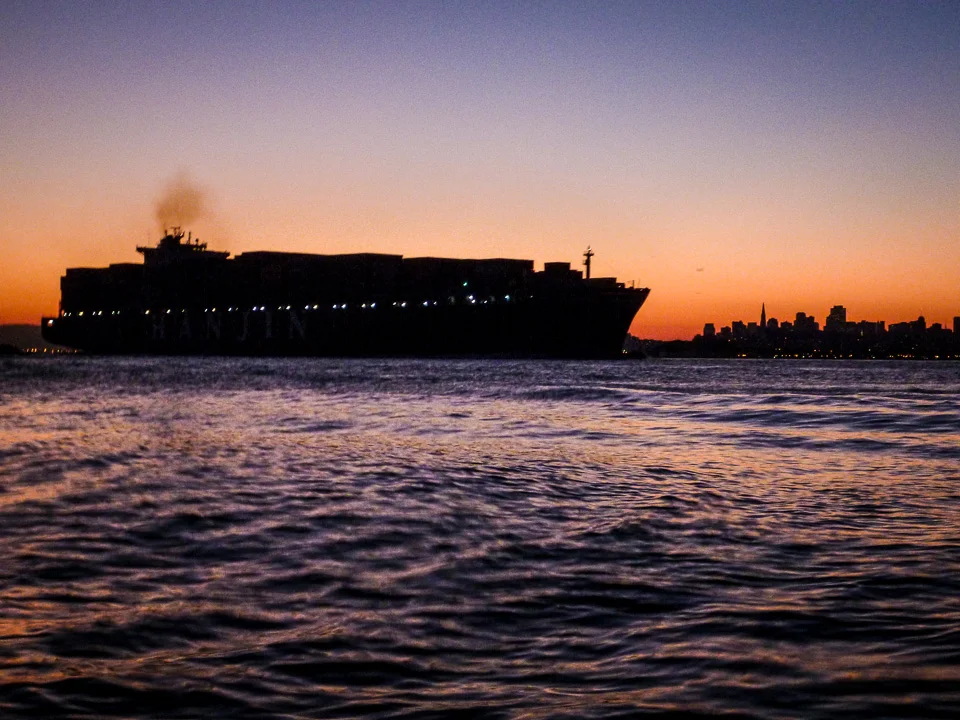 The company we keep on the S.F. Bay. October, 17, 2013, 7 a.m. 
