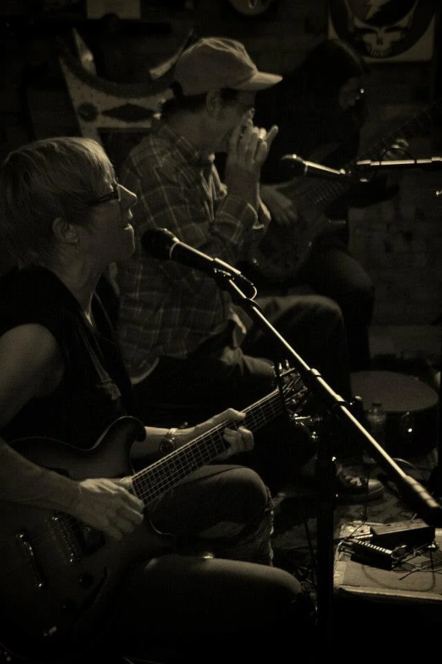 BeJae, Dave Moore, and Jackie at Byron's in Pomeroy, IA, 2012. Photo by Roger D. Feldhans.