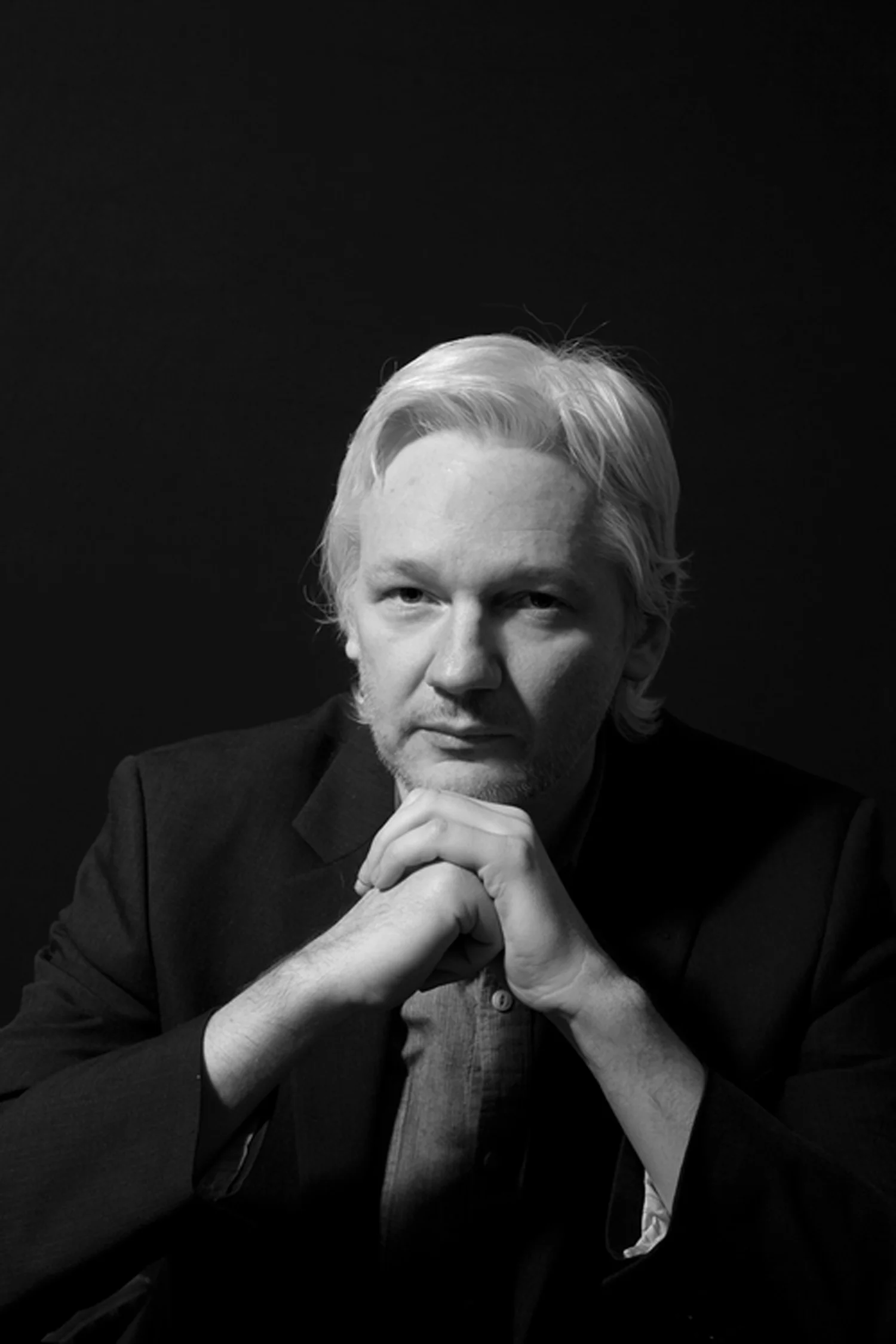 Julian Assange-Portrait photography by David Woolfall
